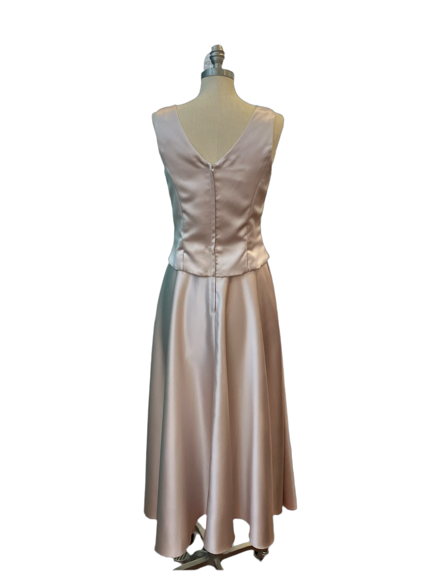 Vintage Jessica McClintock Pale Rose Formal Dress