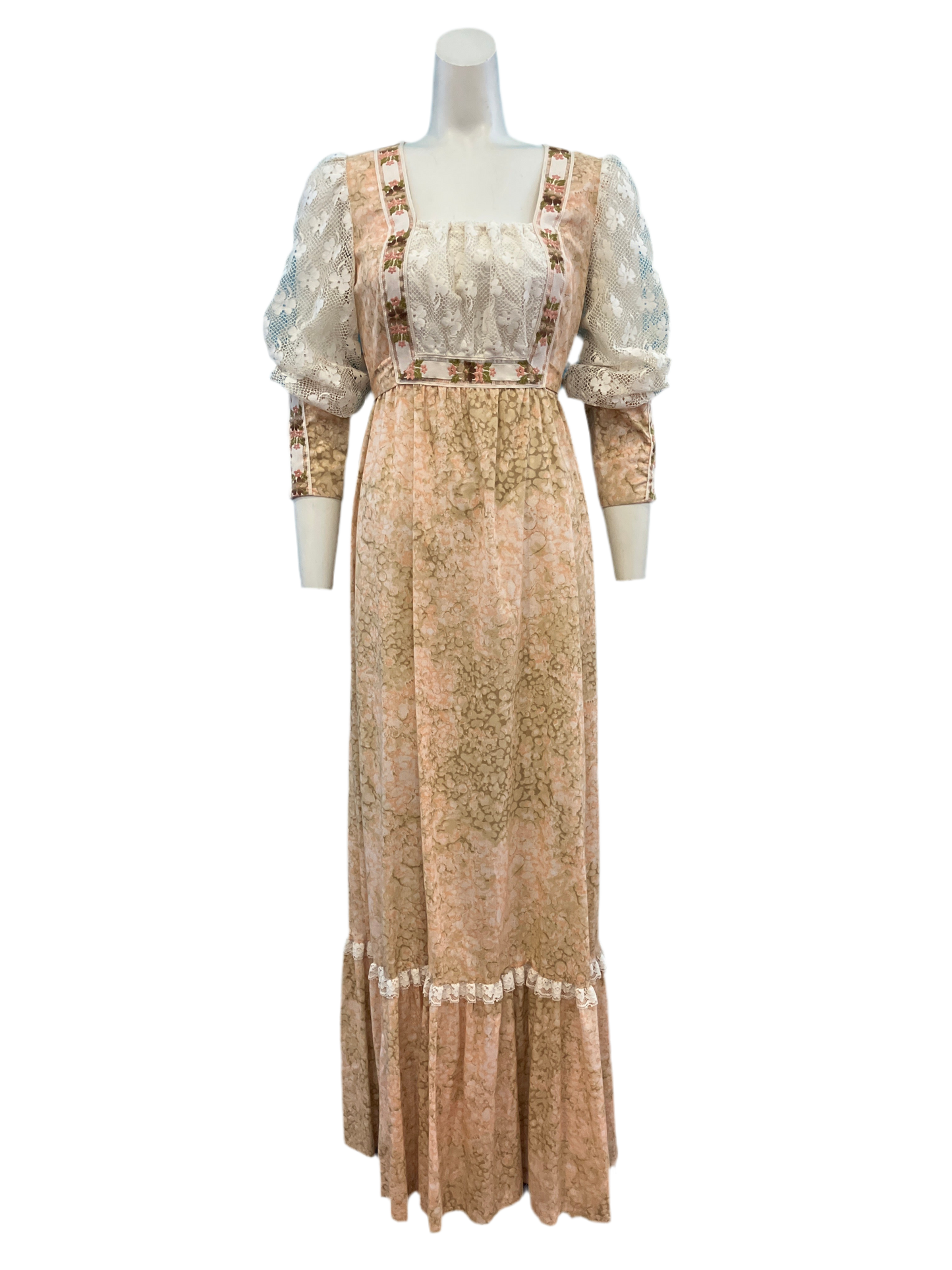 Vintage 1970’s Vicky Vaughn Renaissance Dress