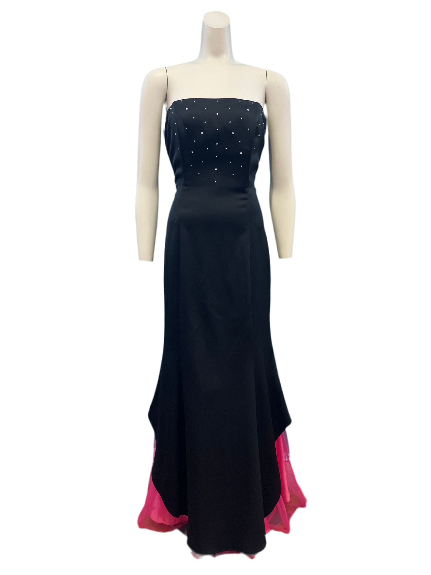Vintage Rebecca Black Satin Dress