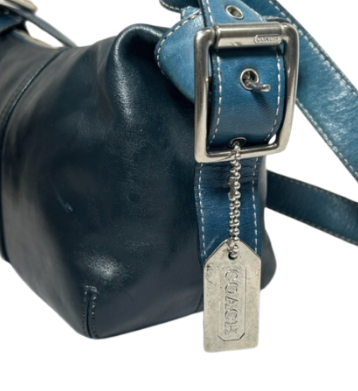 Vintage Coach Navy Bag