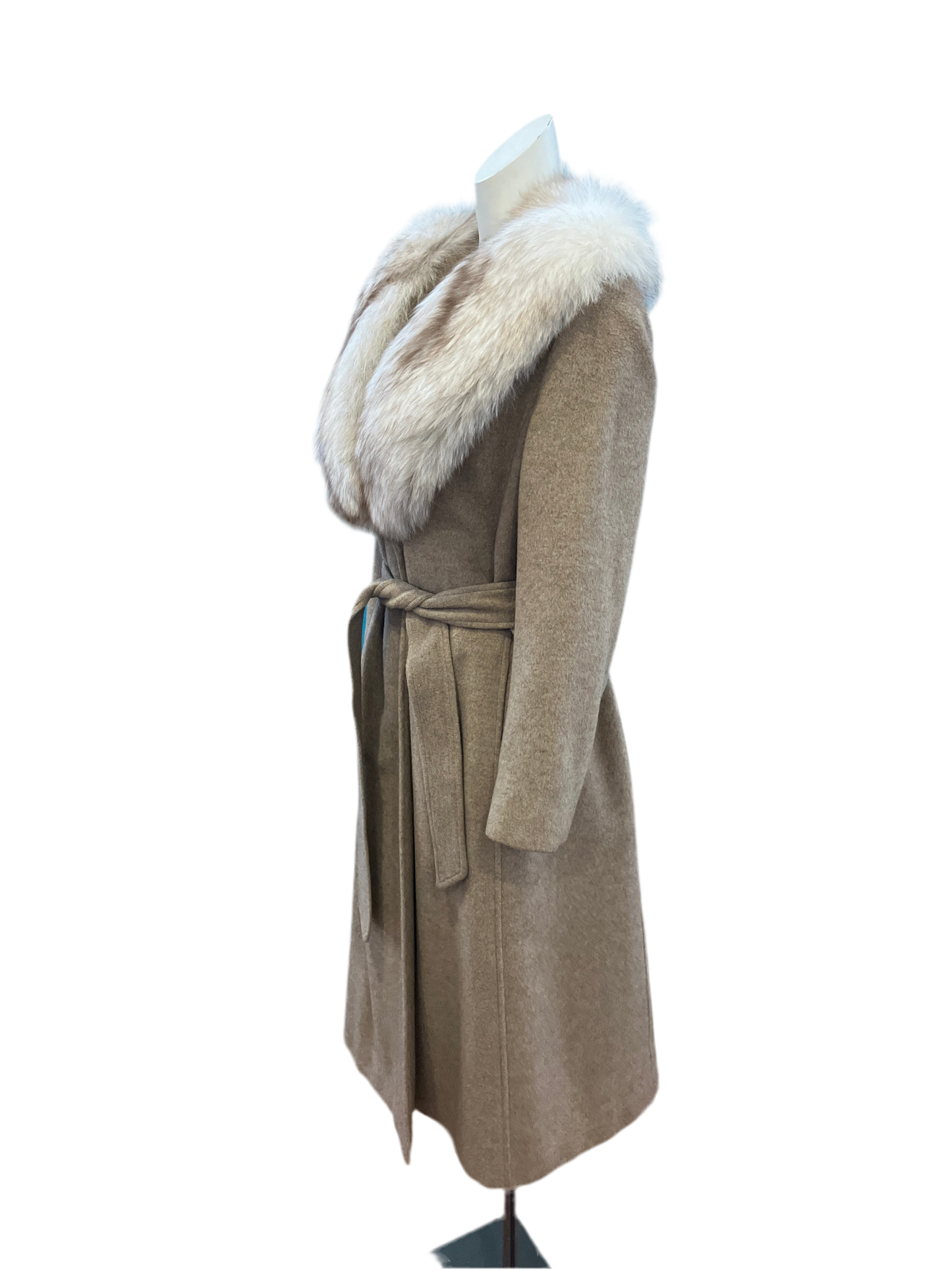 Vintage Lillie Rubin Regency Cashmere Coat with Genuine Fox Collar