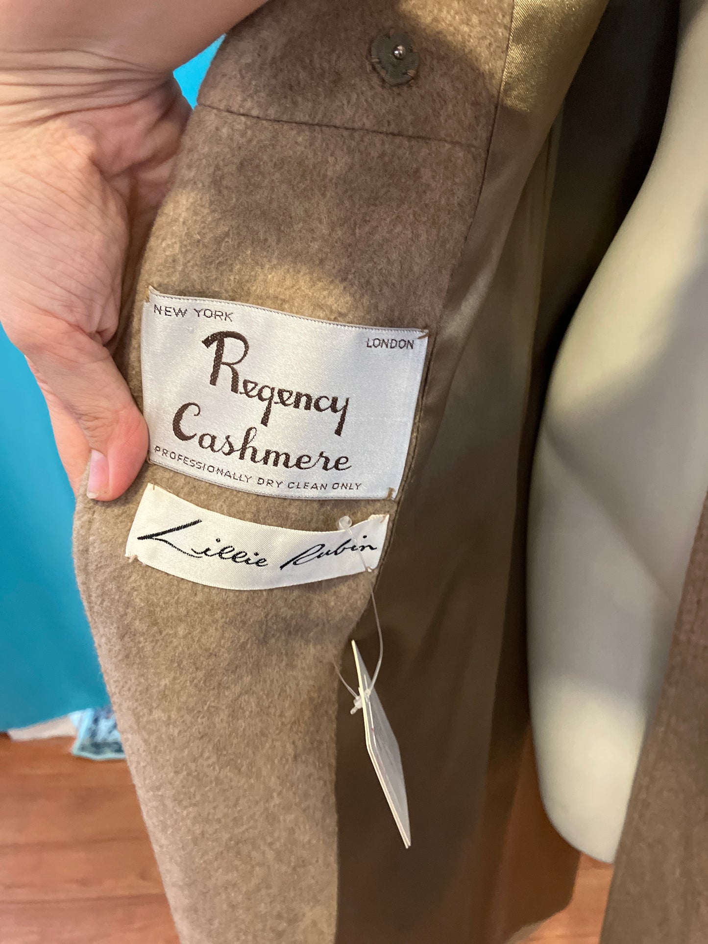 Vintage Lillie Rubin Regency Cashmere Coat with Genuine Fox Collar