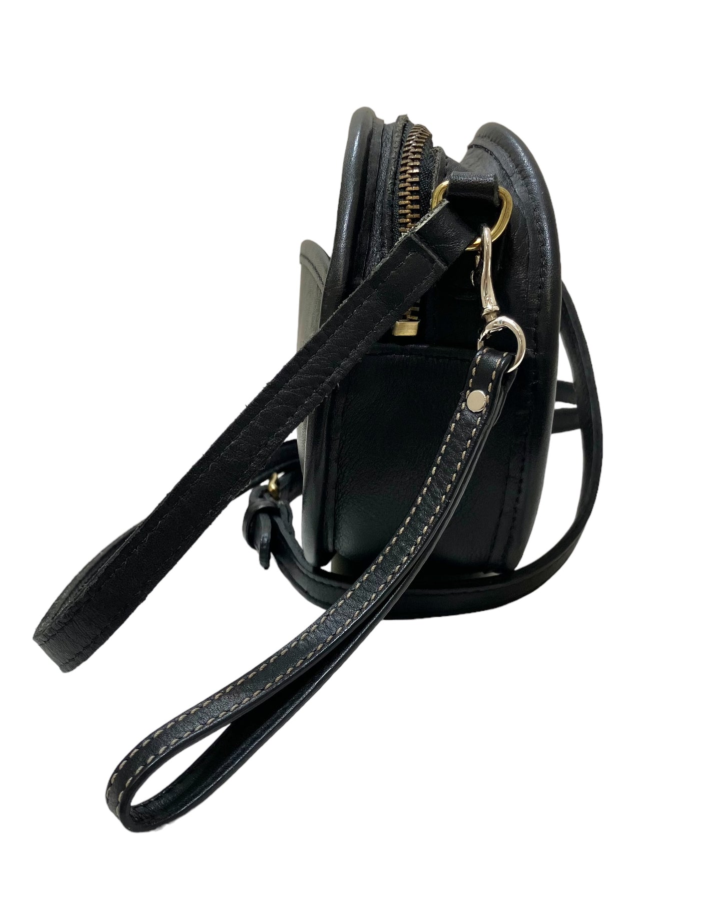 Vintage Coach Canteen Style Black Bag