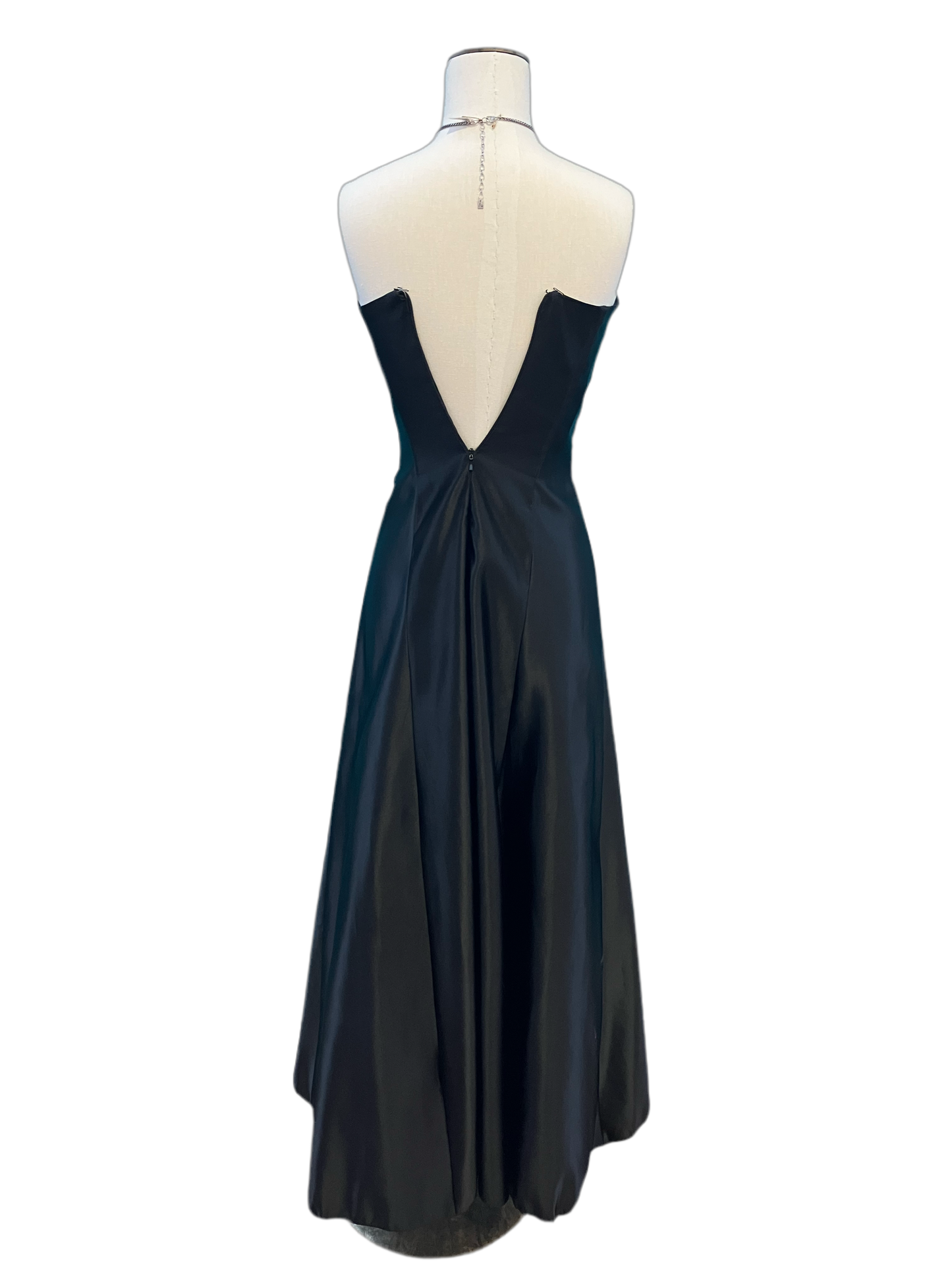 Vintage Jessica McClintock for Gunne Sax Formal Strapless Gown with Pink Coquette Bows