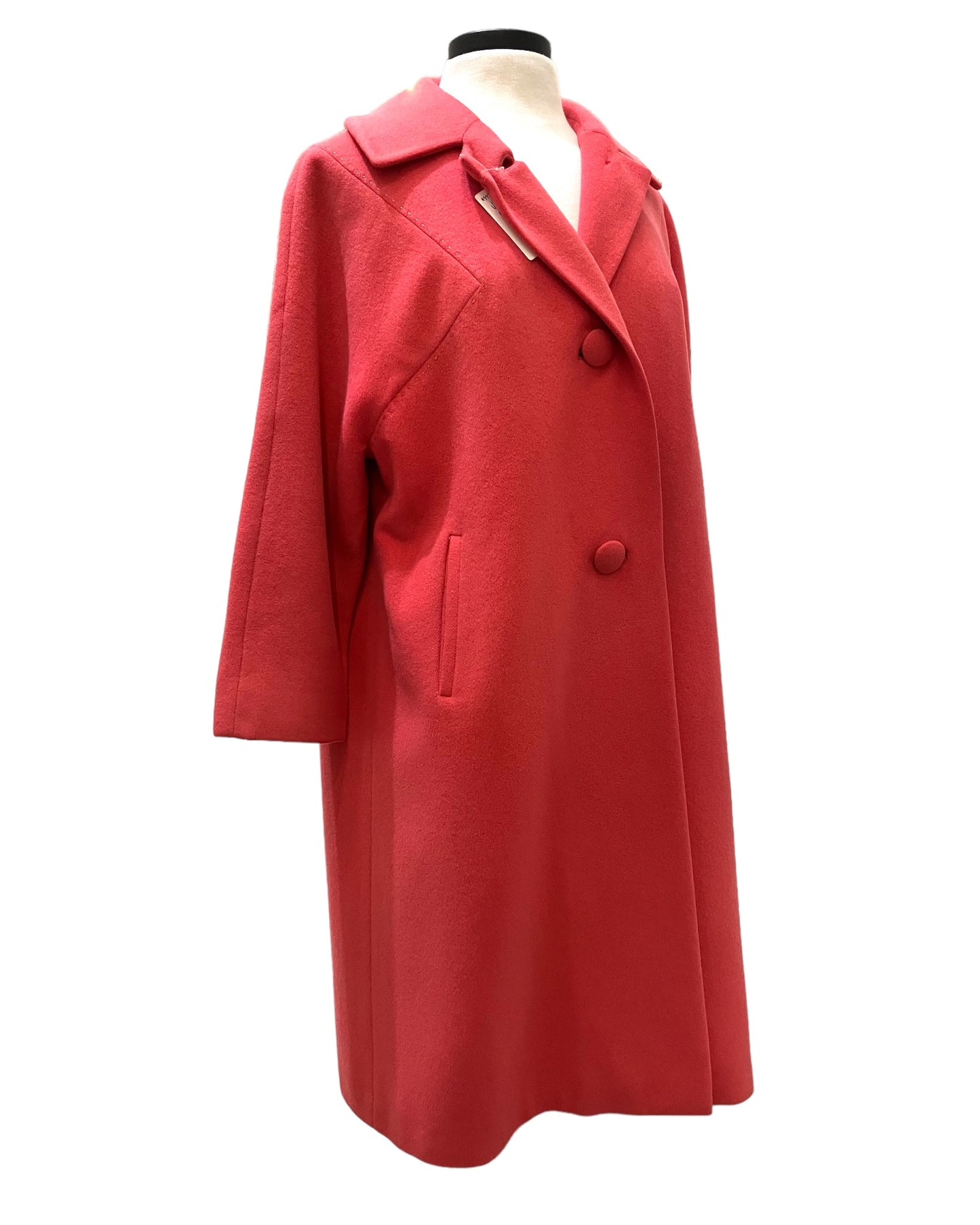 Vintage “Wolf Wile’s” 100% Cashmere Coat Connoisseur Tailored by La Vigna