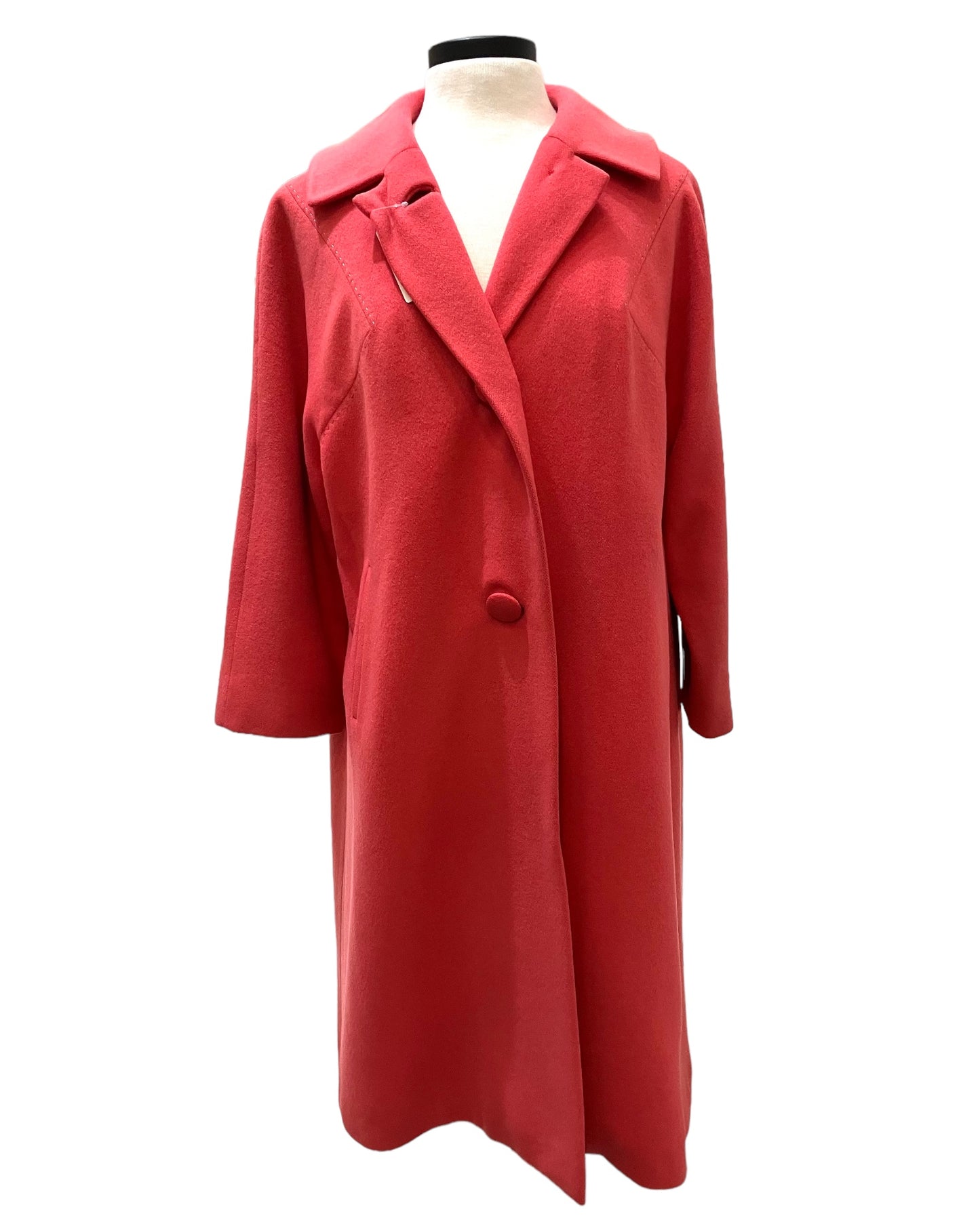 Vintage “Wolf Wile’s” 100% Cashmere Coat Connoisseur Tailored by La Vigna