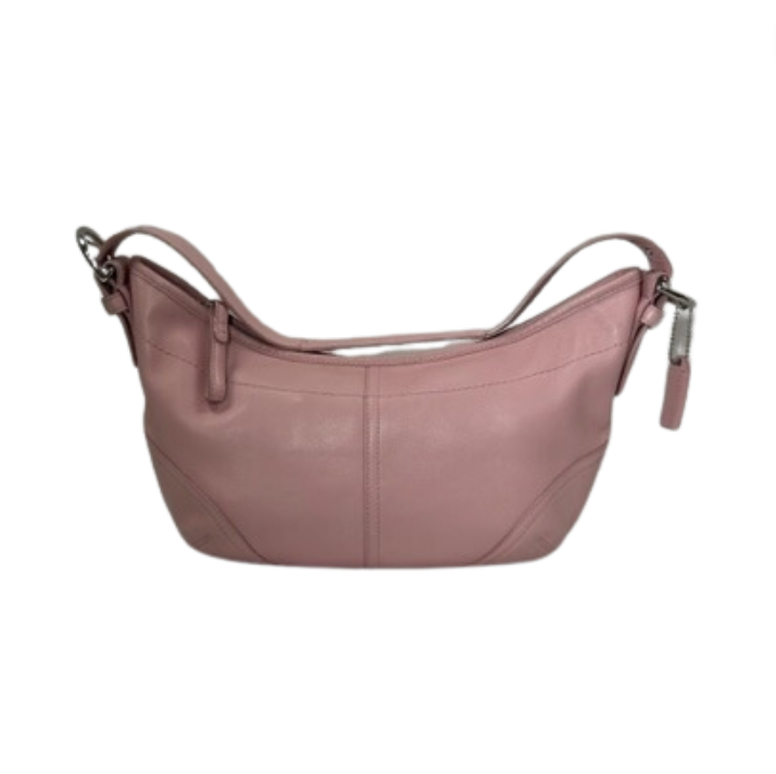 Coach Pink Leather Shoulder Bag