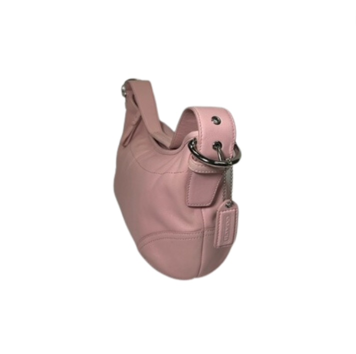 Coach Pink Leather Shoulder Bag