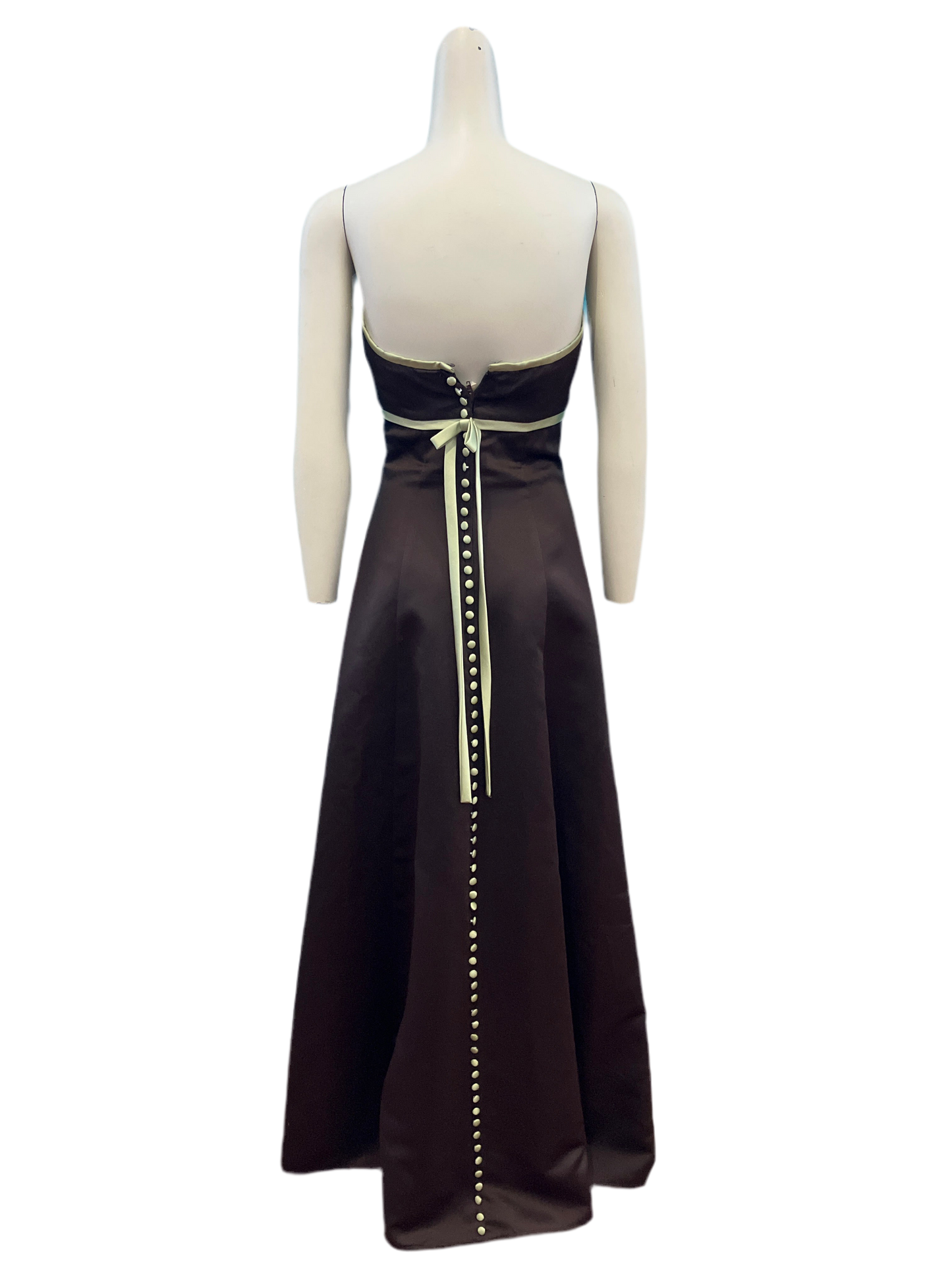 Vintage Forever Yours Formal Dress w/ Buttons