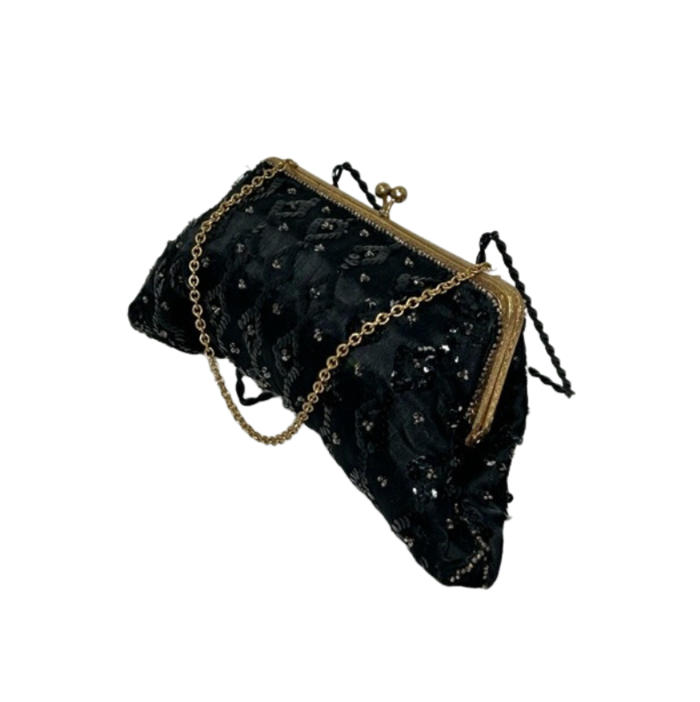 Vintage Beaded Evening Clutch