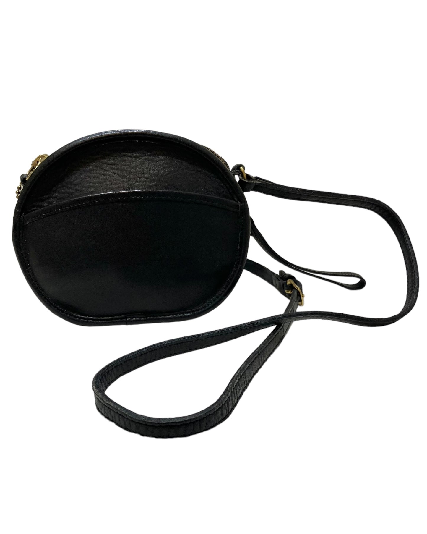 Vintage Coach Canteen Style Black Bag