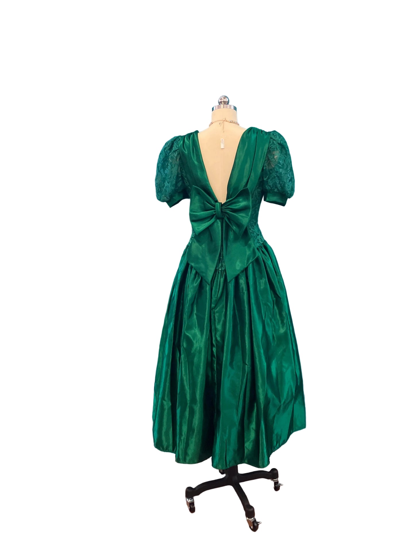 1980’s Green Dress (accessories not included)