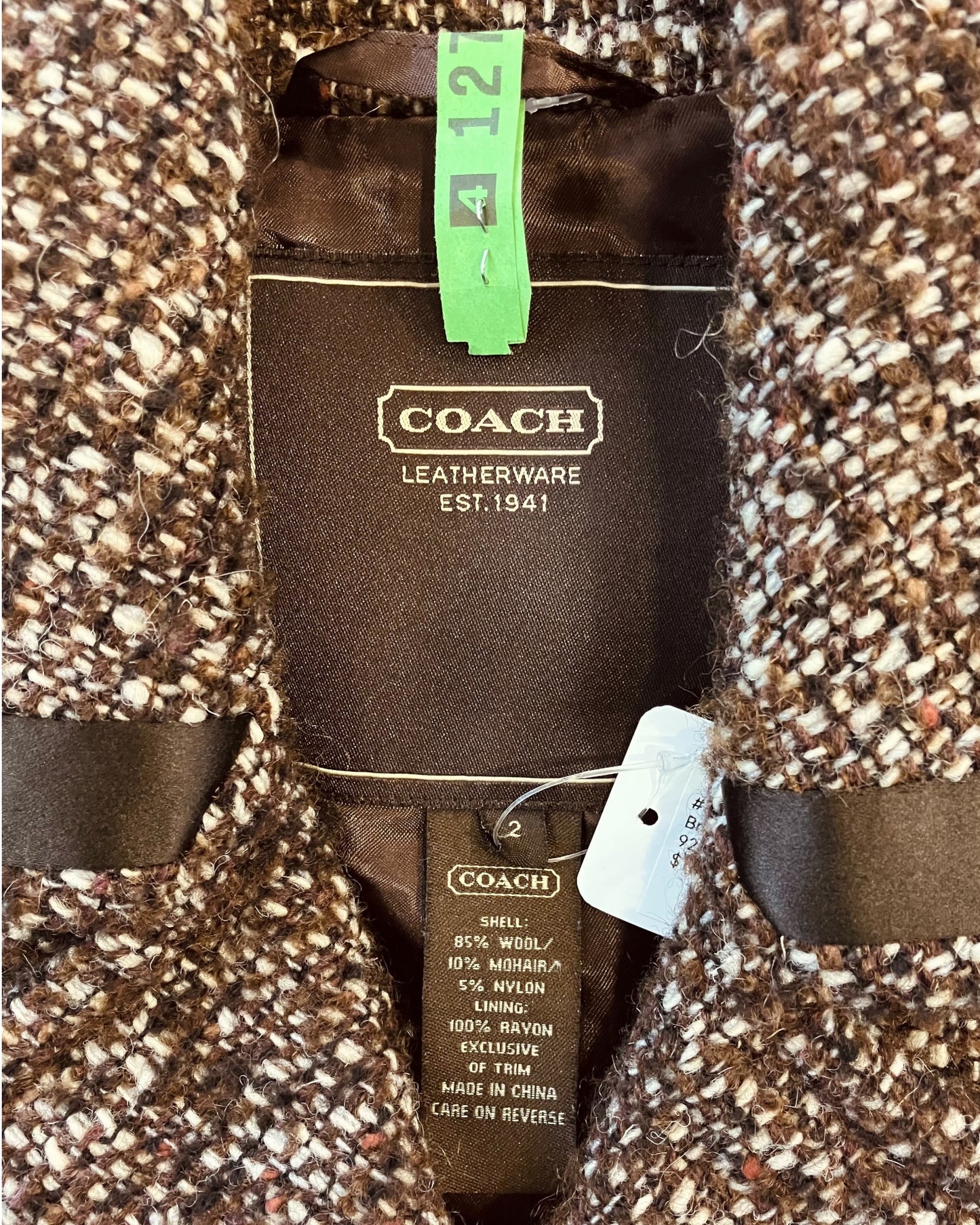 Coach Pre-loved Brown Blazer