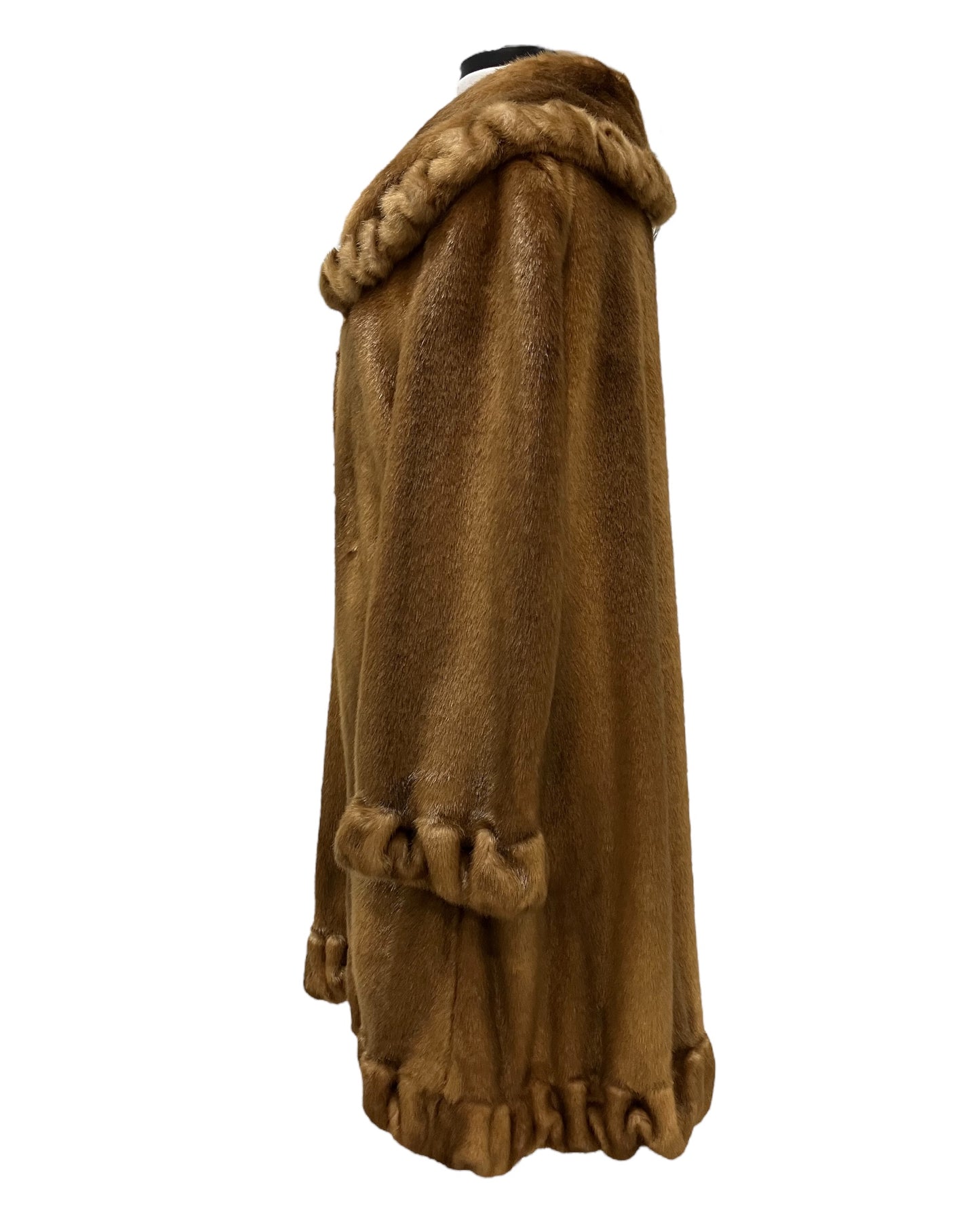 Faux Fur “Jones New York” Brown Coat