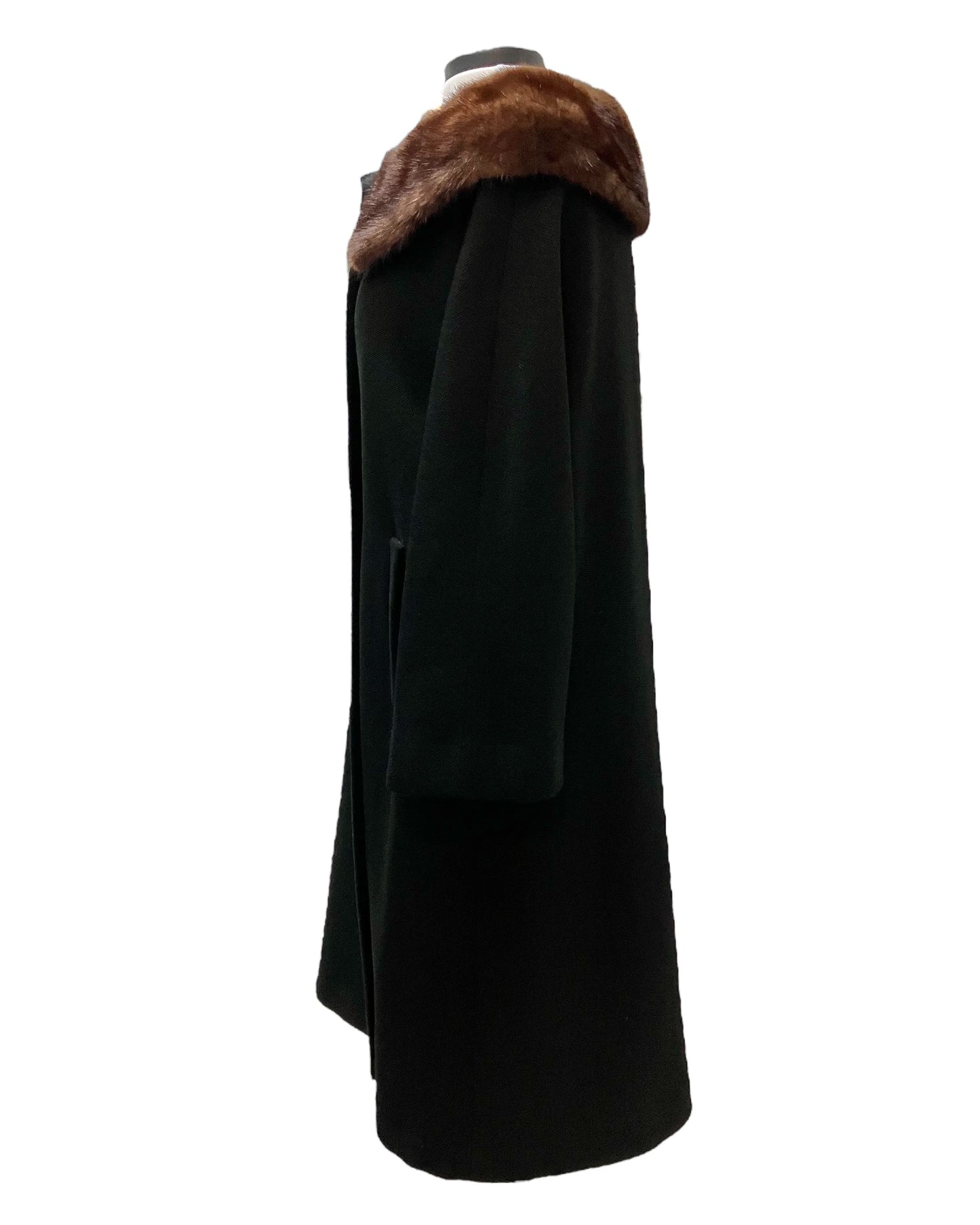 Vintage Rothmoor Coat With Fur Collar