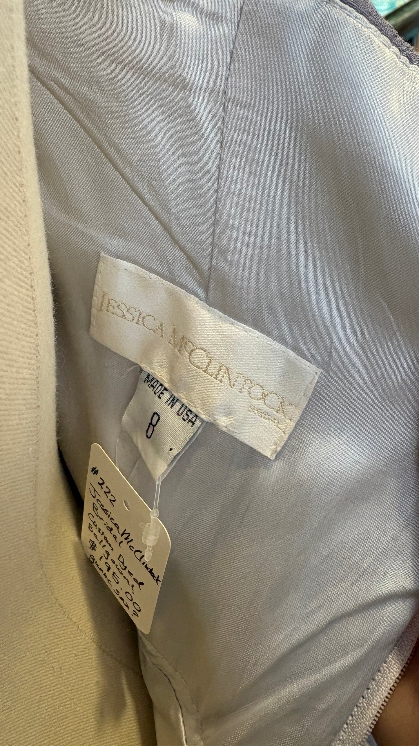 Vintage Jessica McClintock Lavender Gray Ballgown