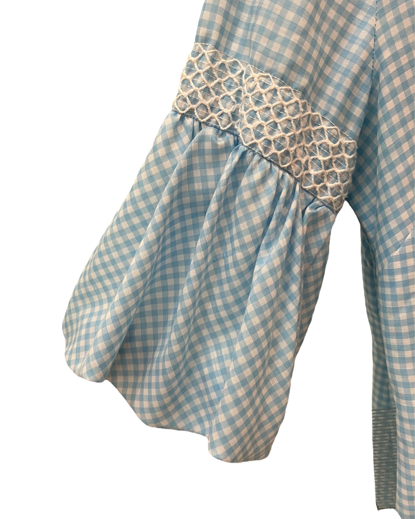 1960s “Tommy Andrew” Light Blue Gingham Dress