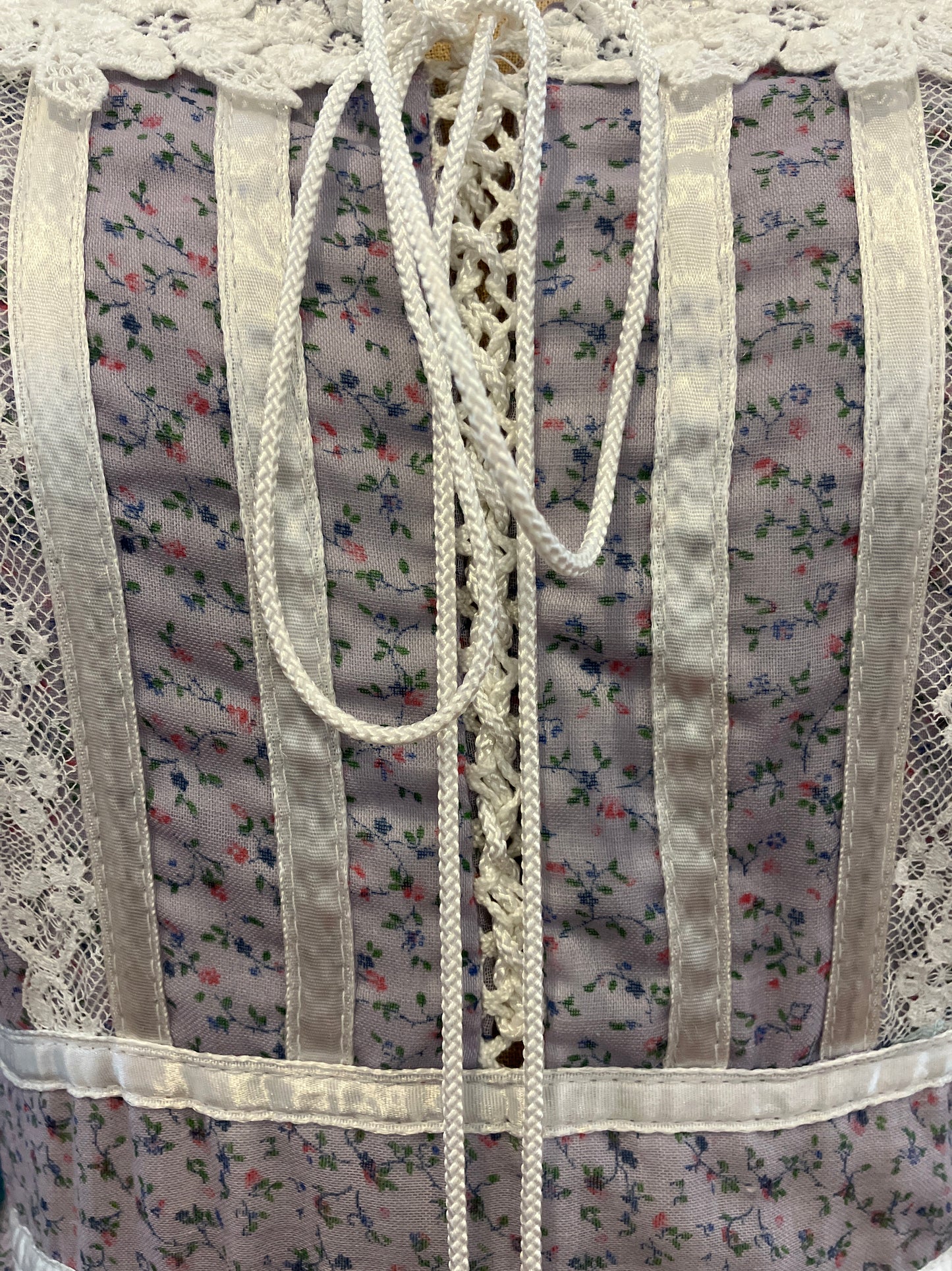 Vintage 1970’s Floral Purple Gunne Sax Dress