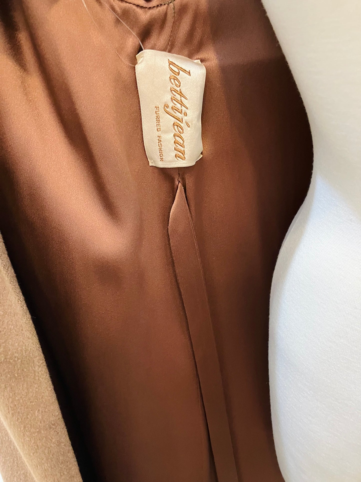 Bettijean Mocha Color Cashmere Swing Coat
