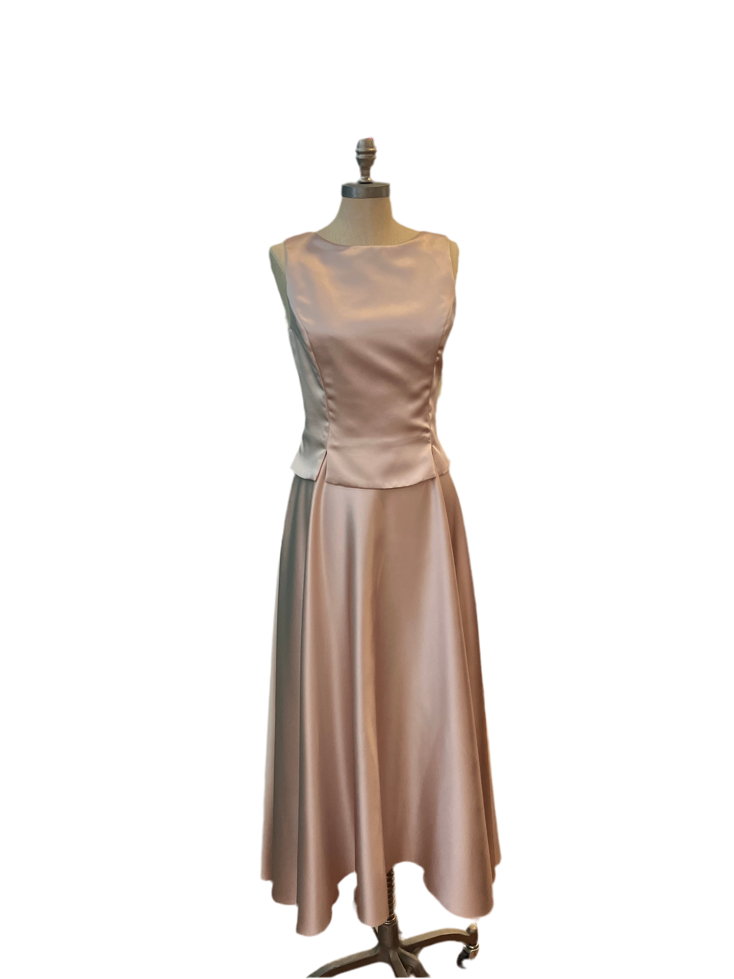 Vintage Jessica McClintock Pale Rose Formal Dress