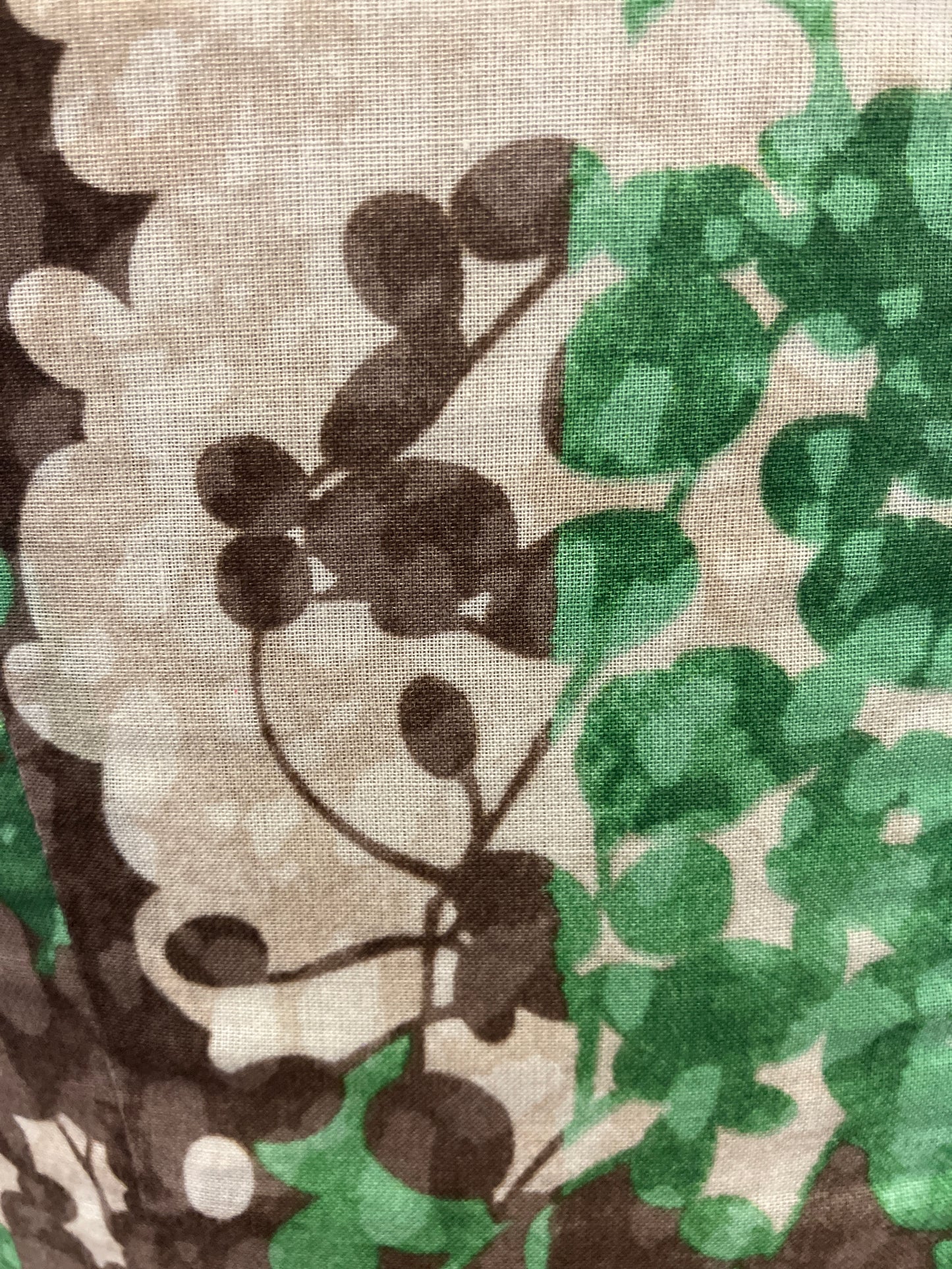 Vintage Saks Fifth Signature 100% Cotton Print Dress