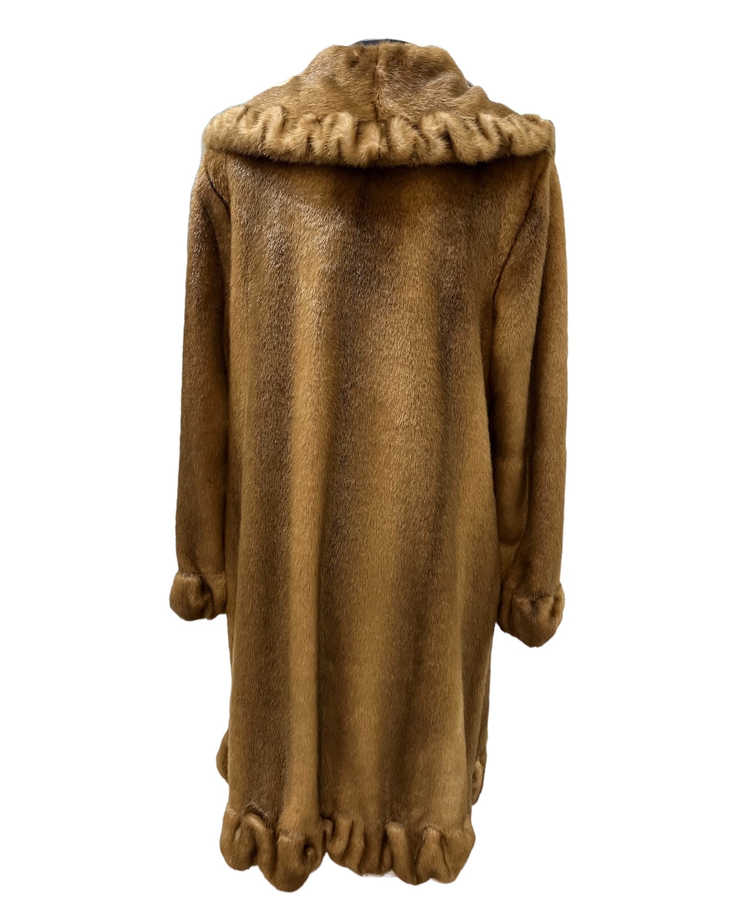 Faux Fur “Jones New York” Brown Coat