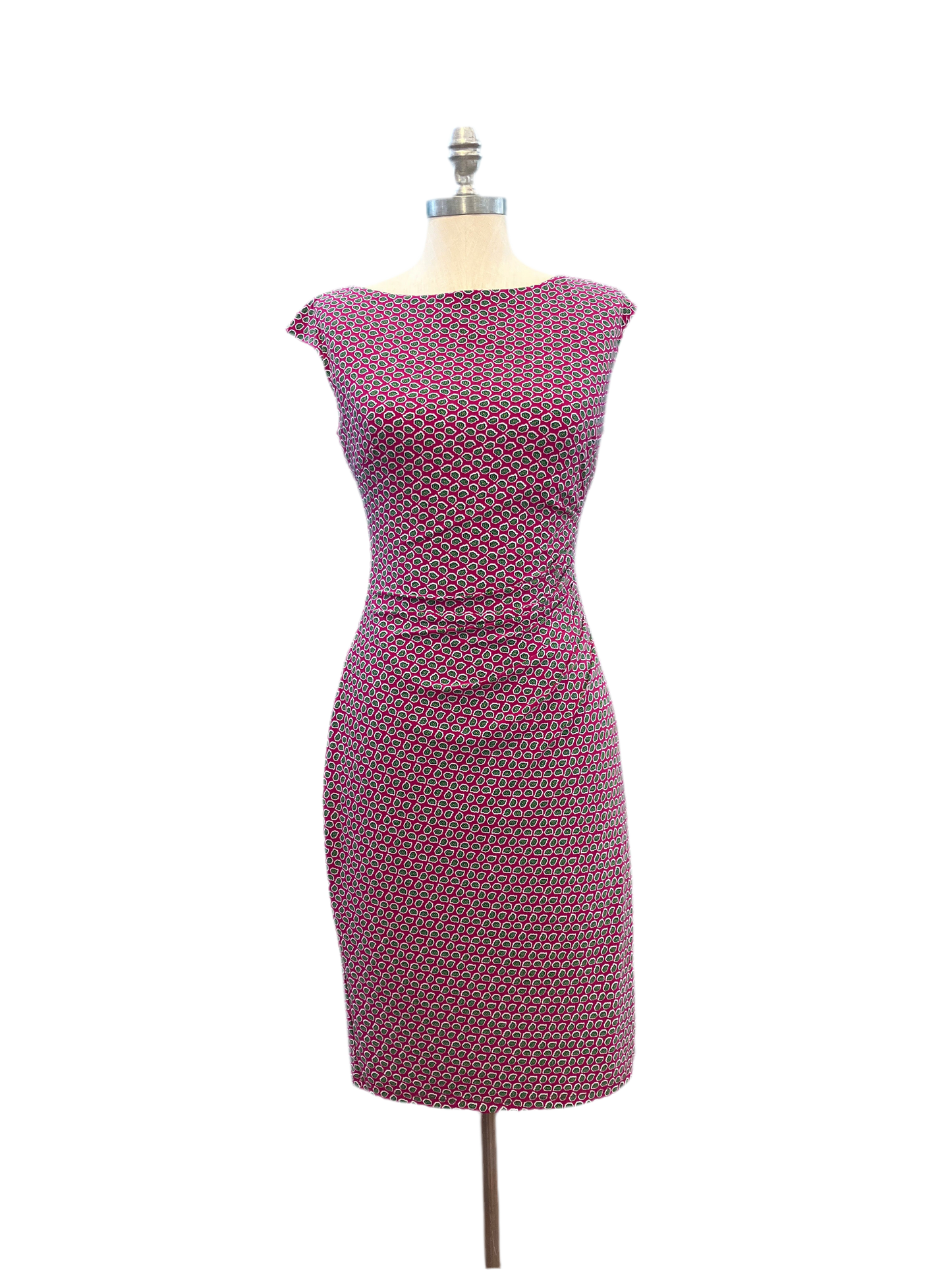 NWT Ralph Lauren Green and Pink Classic Style Dress