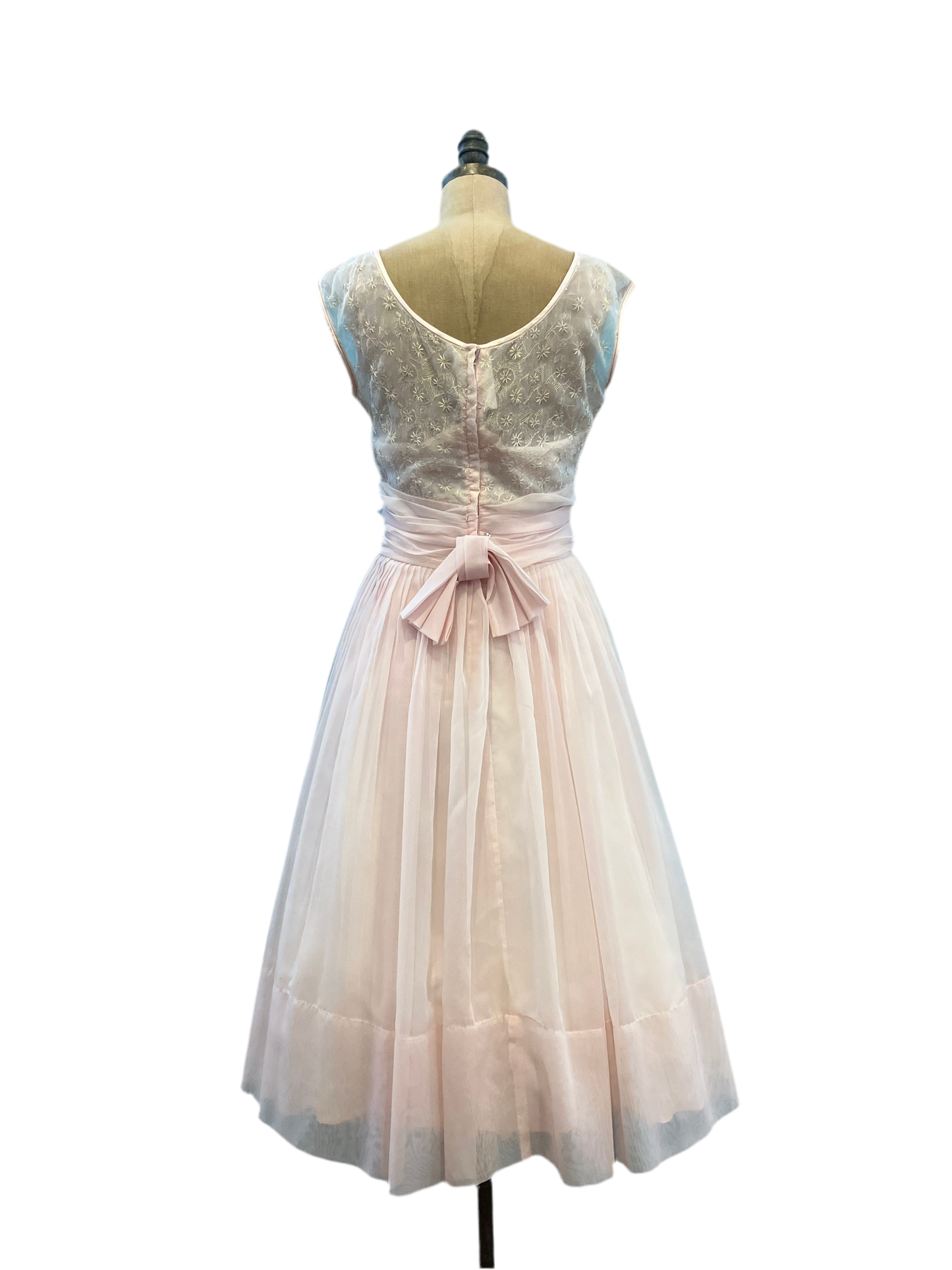 Vintage 1950’s Handmade Pink Dress