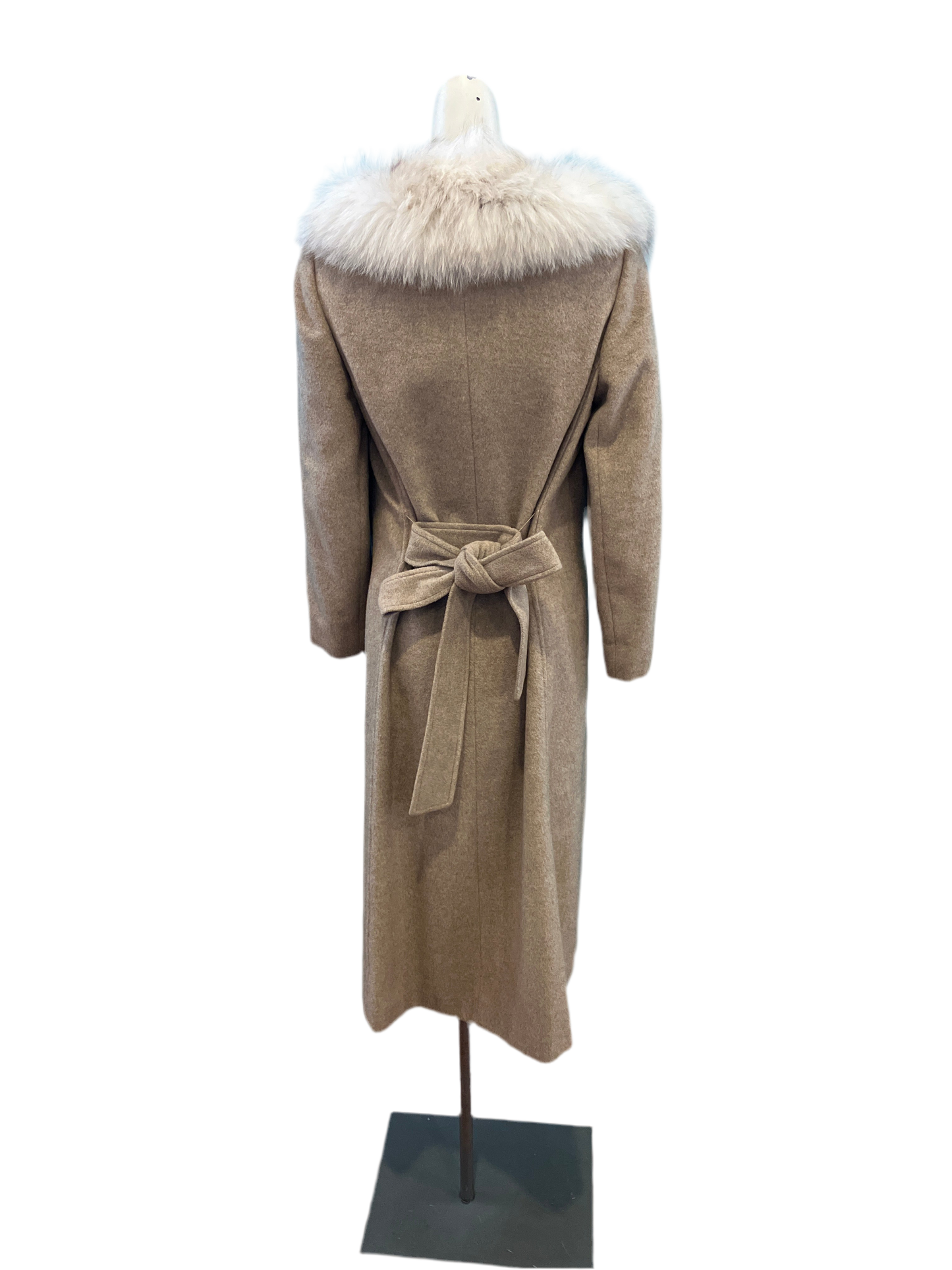 Vintage Lillie Rubin Regency Cashmere Coat with Genuine Fox Collar