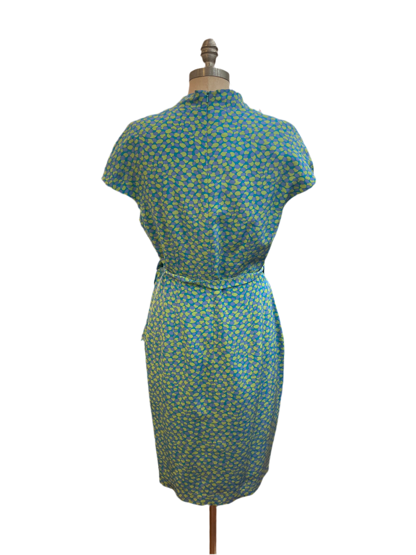 1980s Designer Spencer Jeremy 100% Silk Dress