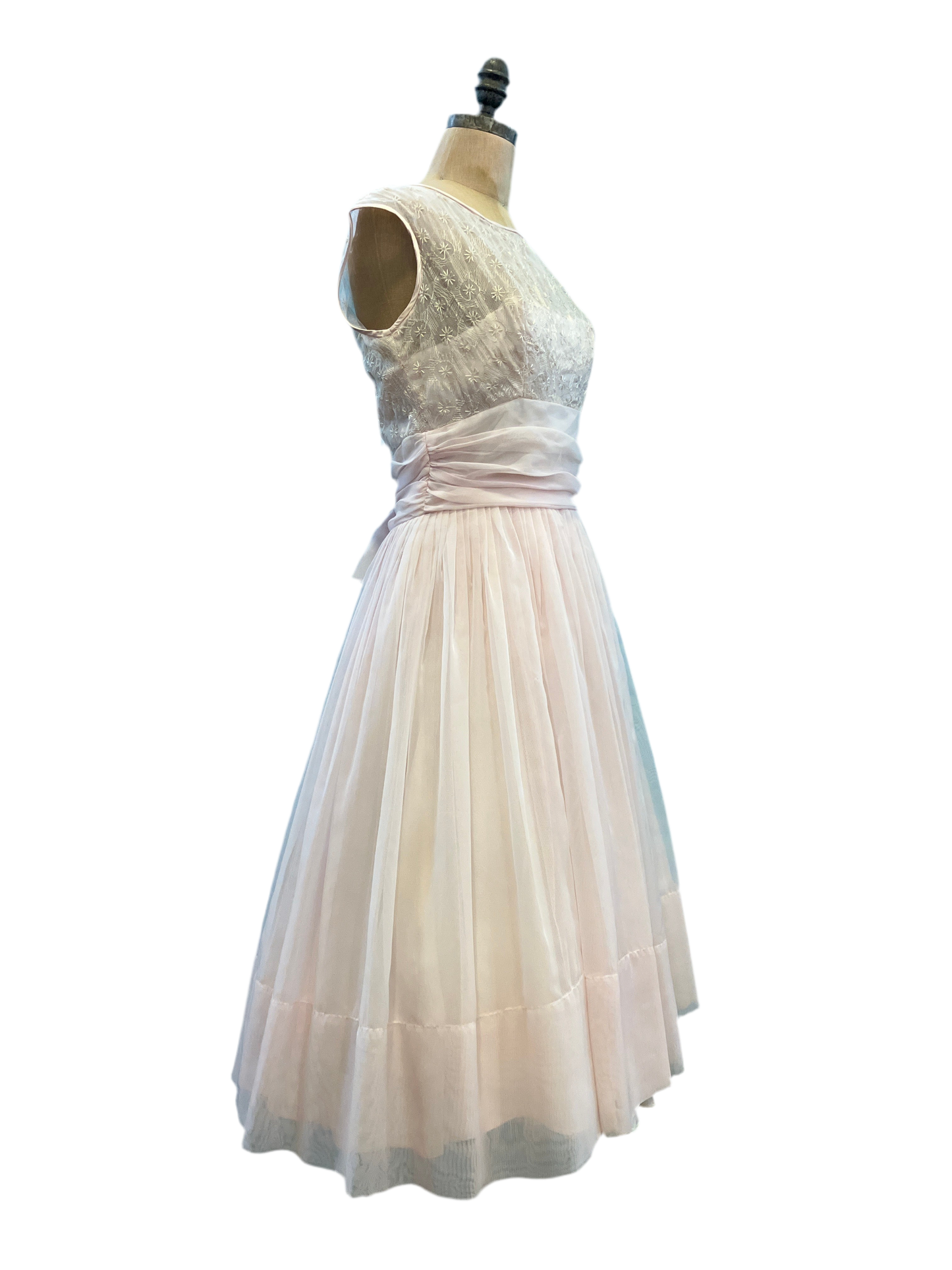 Vintage 1950’s Handmade Pink Dress