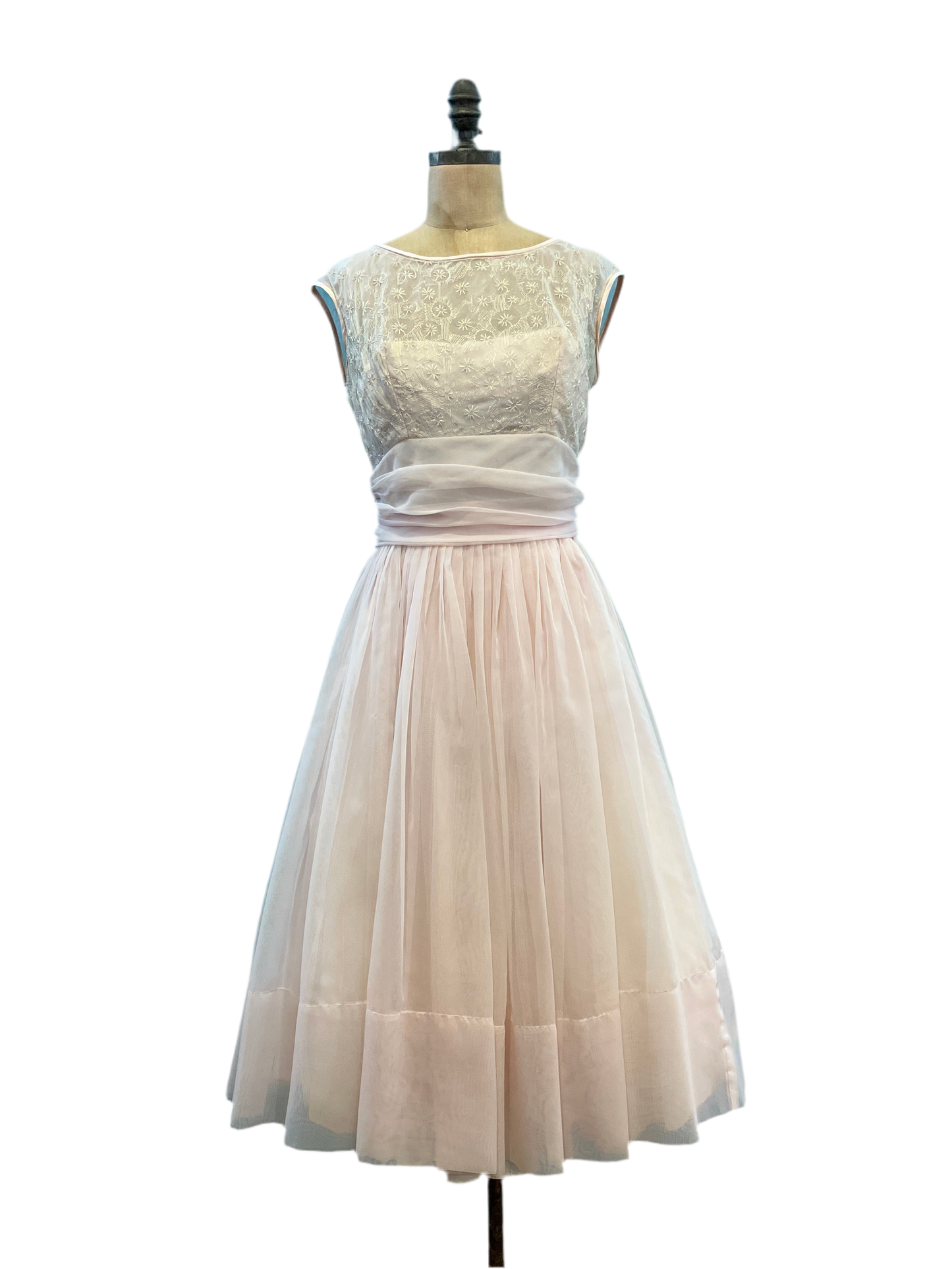 Vintage 1950’s Handmade Pink Dress