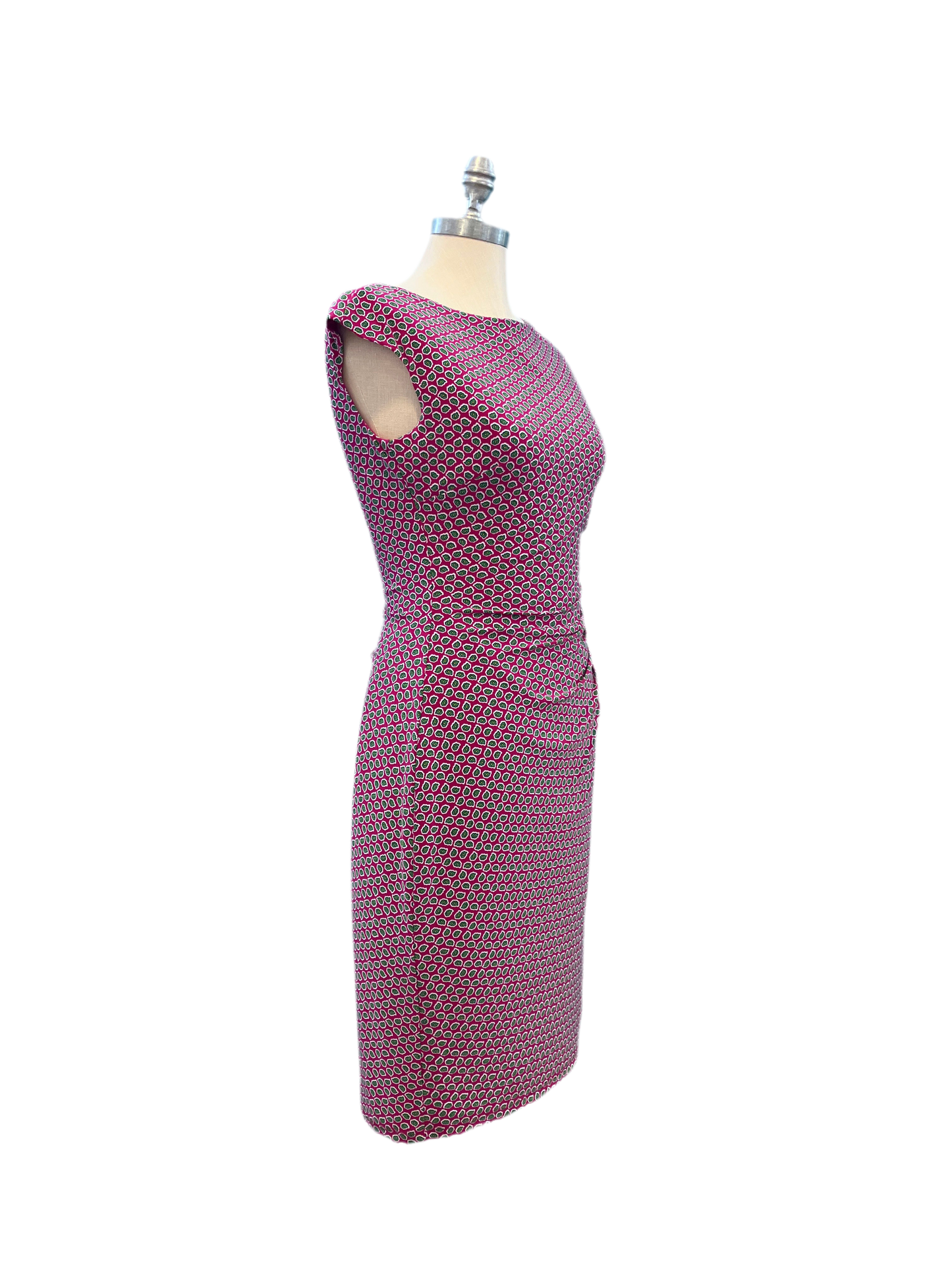 NWT Ralph Lauren Green and Pink Classic Style Dress