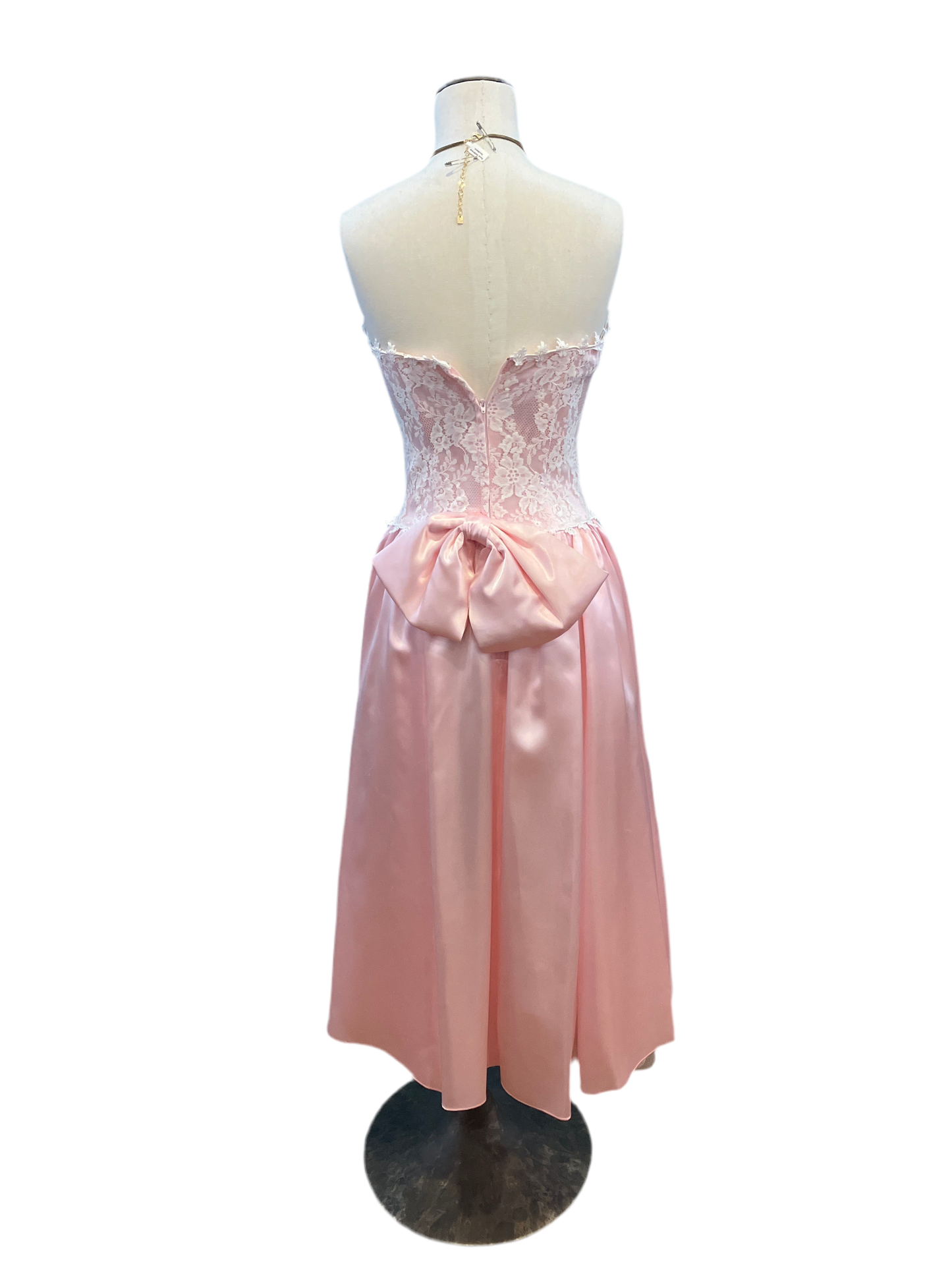 Vintage Gunne Sax by Jessica McClintock 1980s Pink Special Occasion Dress