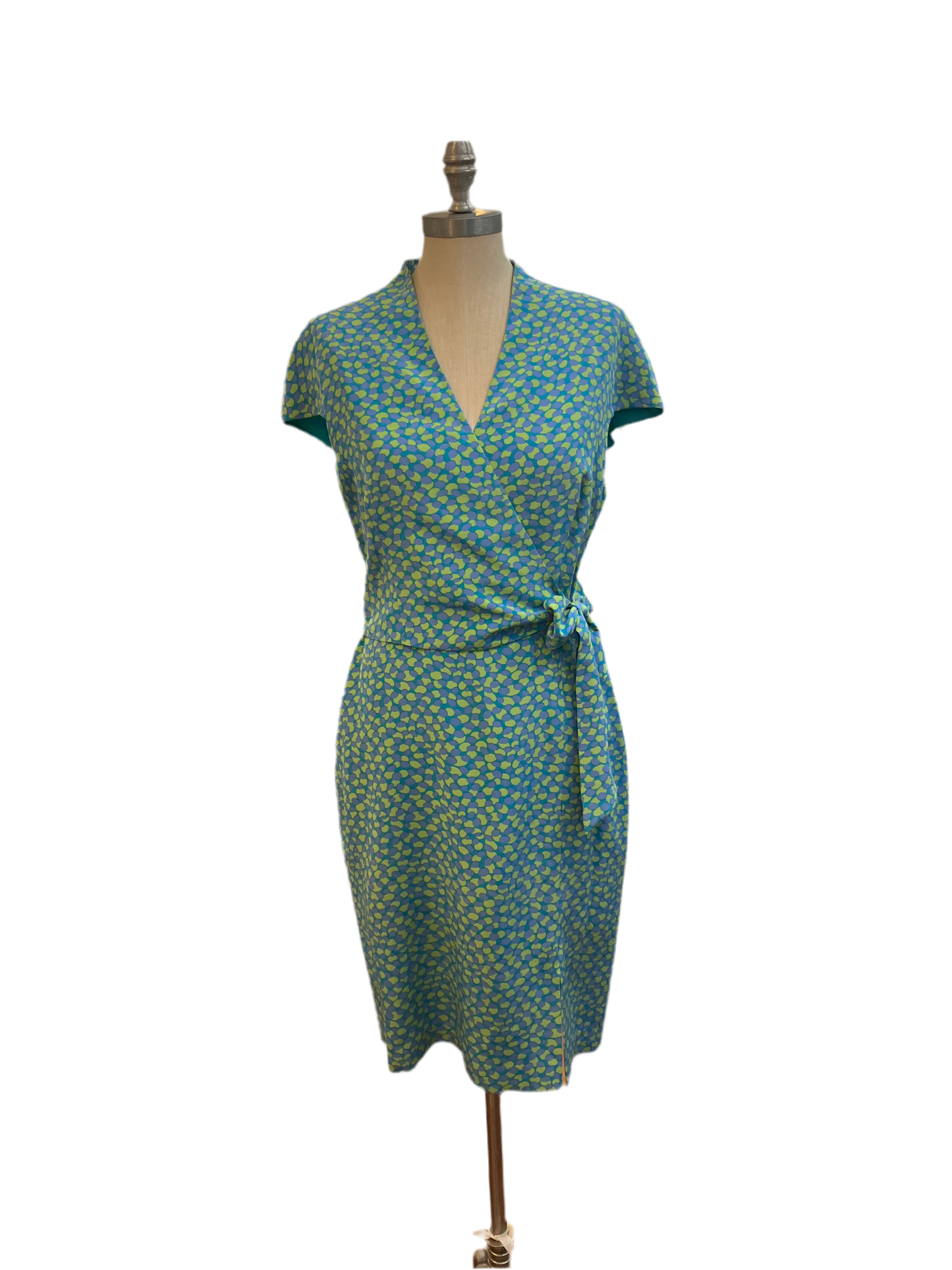 1980s Designer Spencer Jeremy 100% Silk Dress