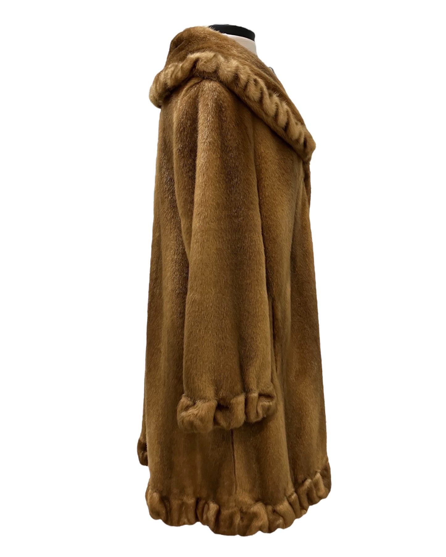 Faux Fur “Jones New York” Brown Coat