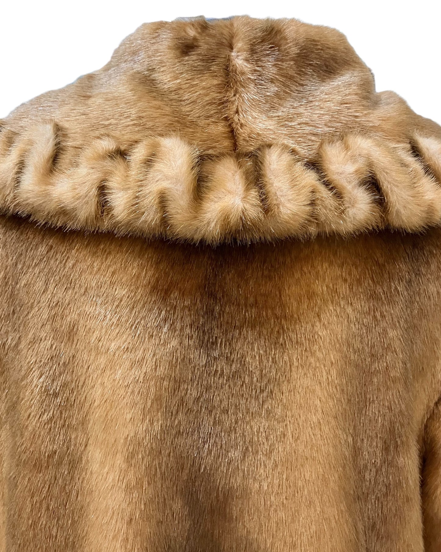 Faux Fur “Jones New York” Brown Coat