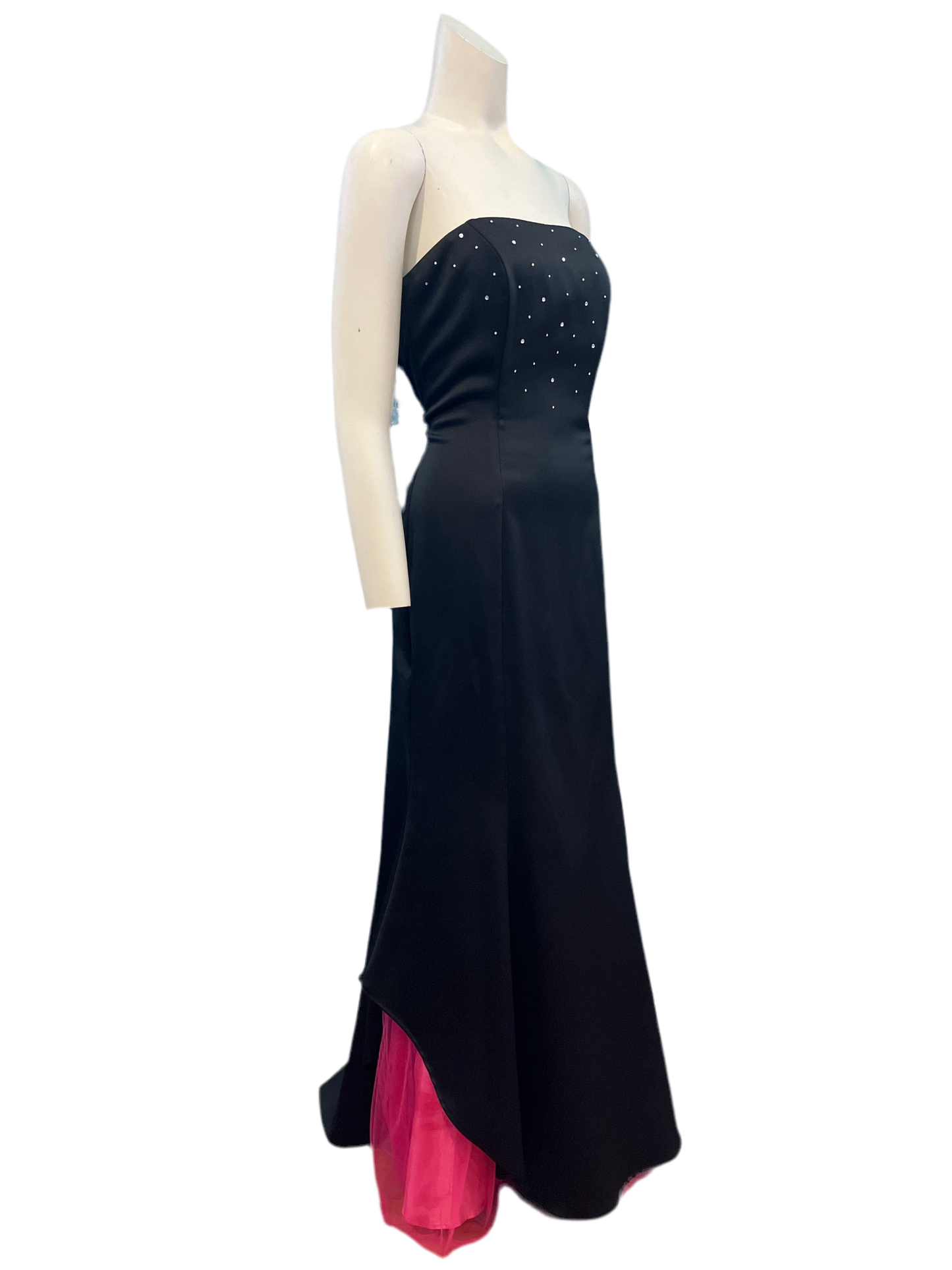 Vintage Rebecca Black Satin Dress