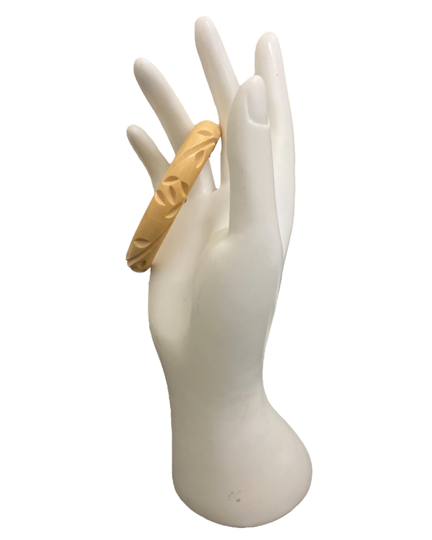 Bakelite Carved Bangle