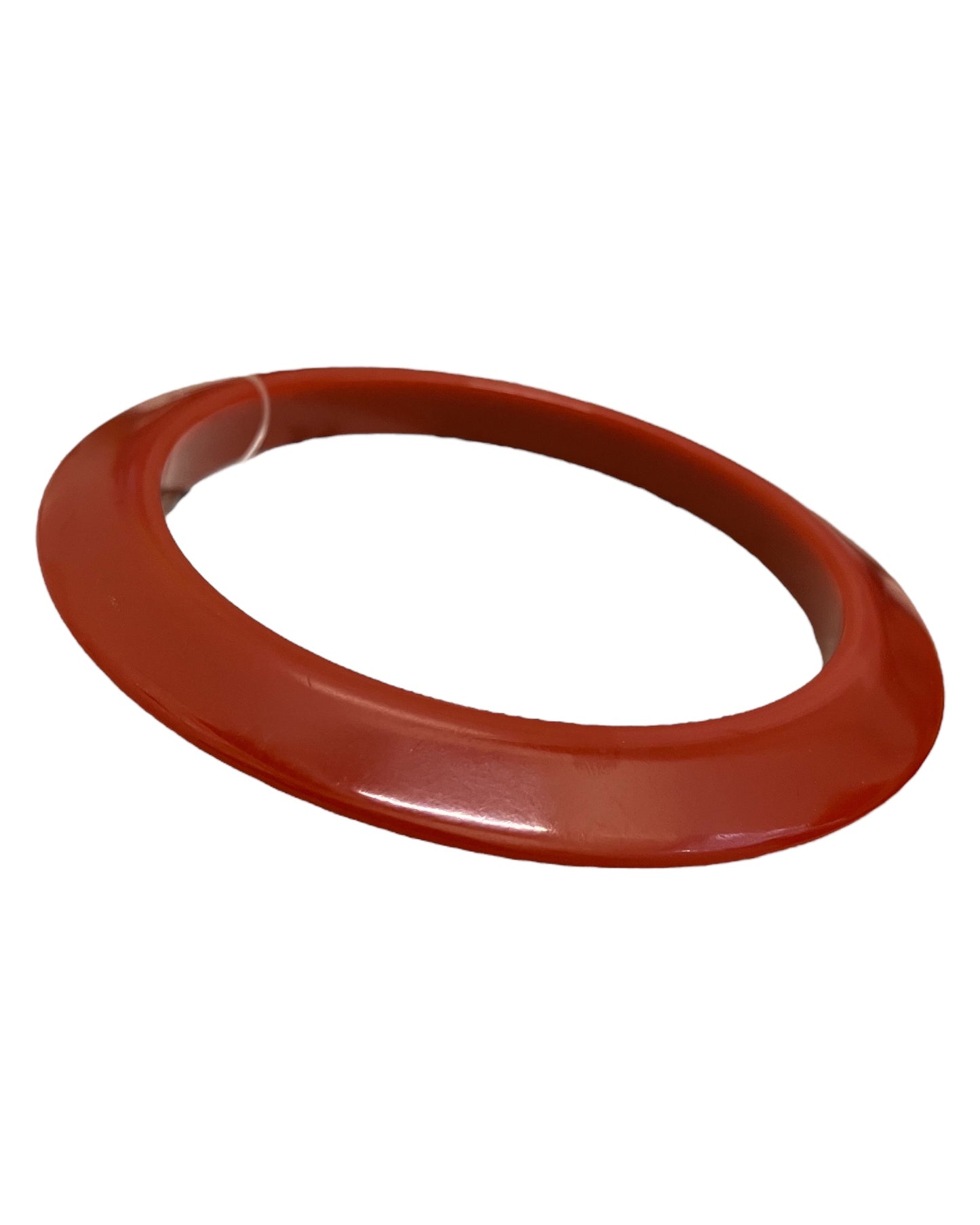 Bakelite Burned Red Color Bangle