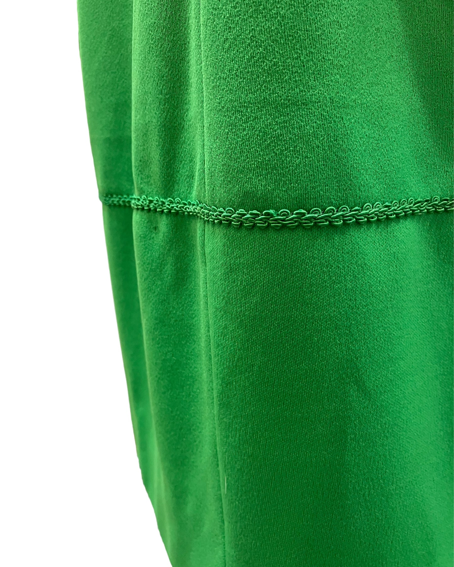 1960s Mod Handmade Long Green Coat