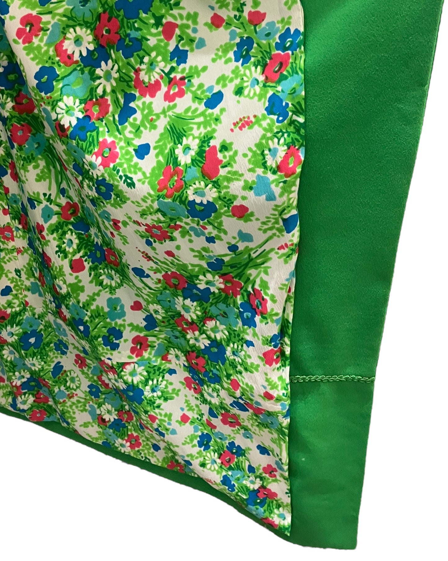 1960s Mod Handmade Long Green Coat