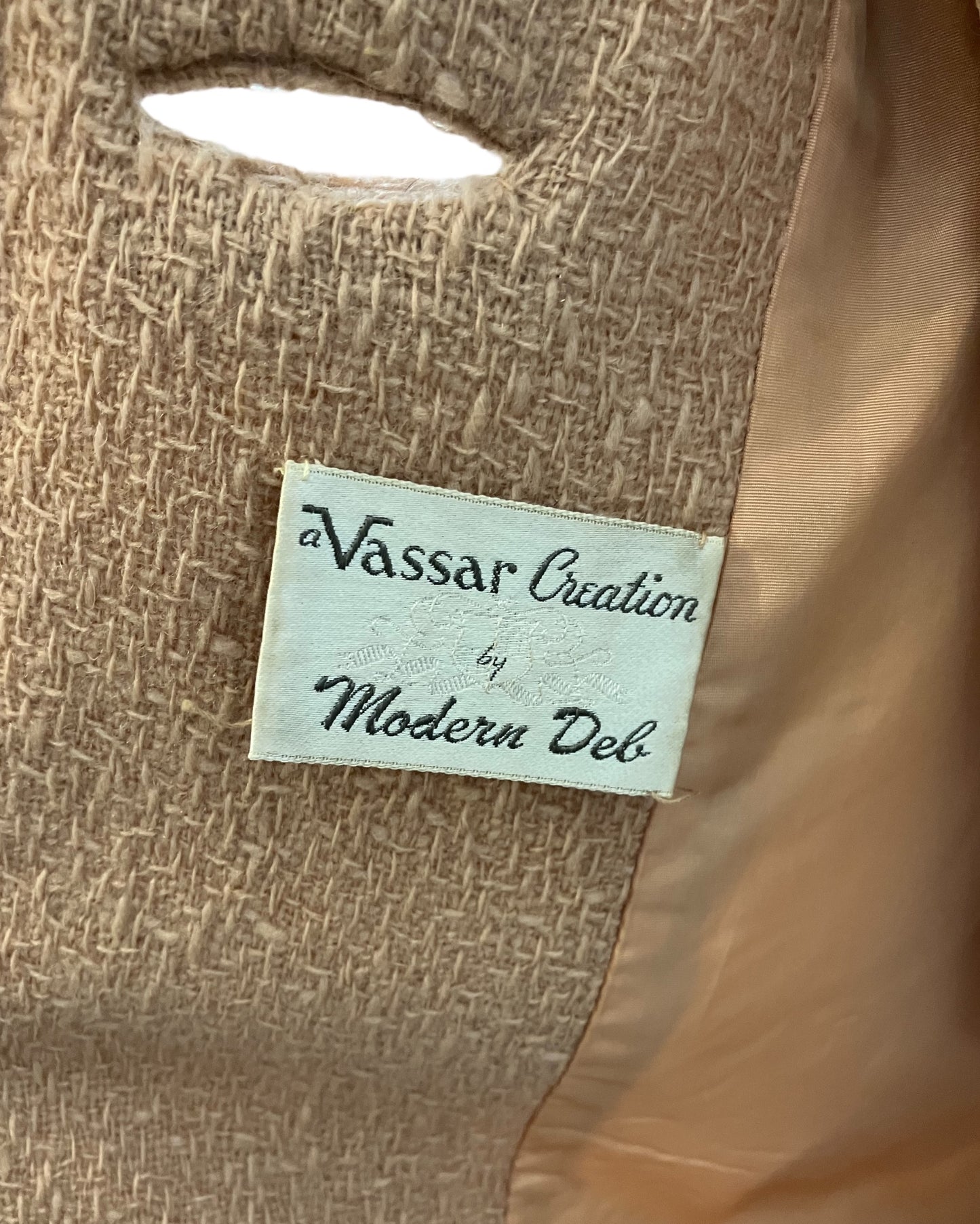 1970s “Modern Deb” Tan Color Coat