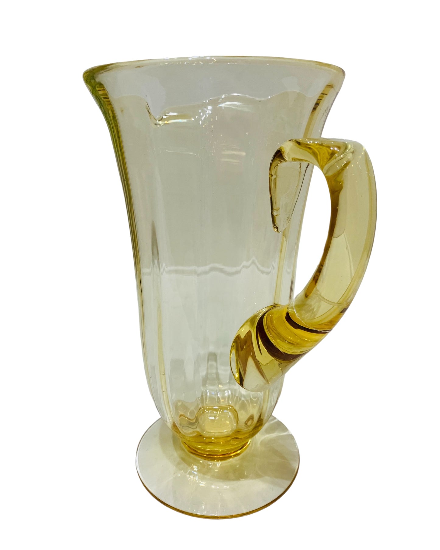 “Fairfax” Fostoria Glass Co. 1927-1944 Topaz Color Pitcher