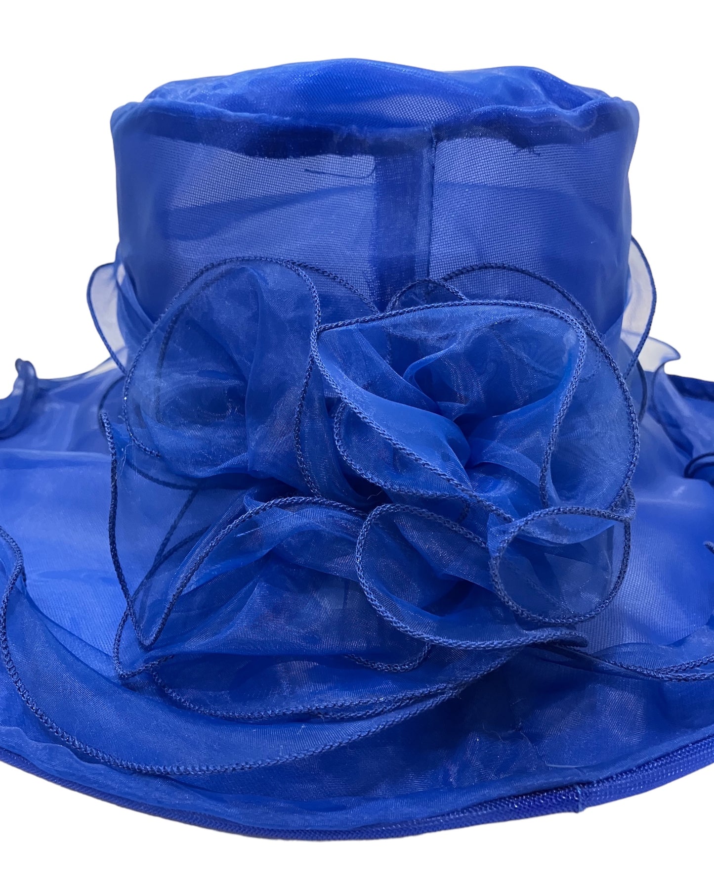 Vintage Style Blue Organza Style Hat