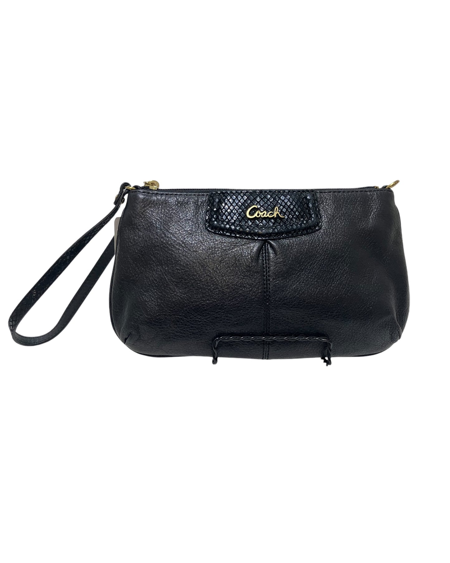 Vintage Coach Small Black Shoulder Bag