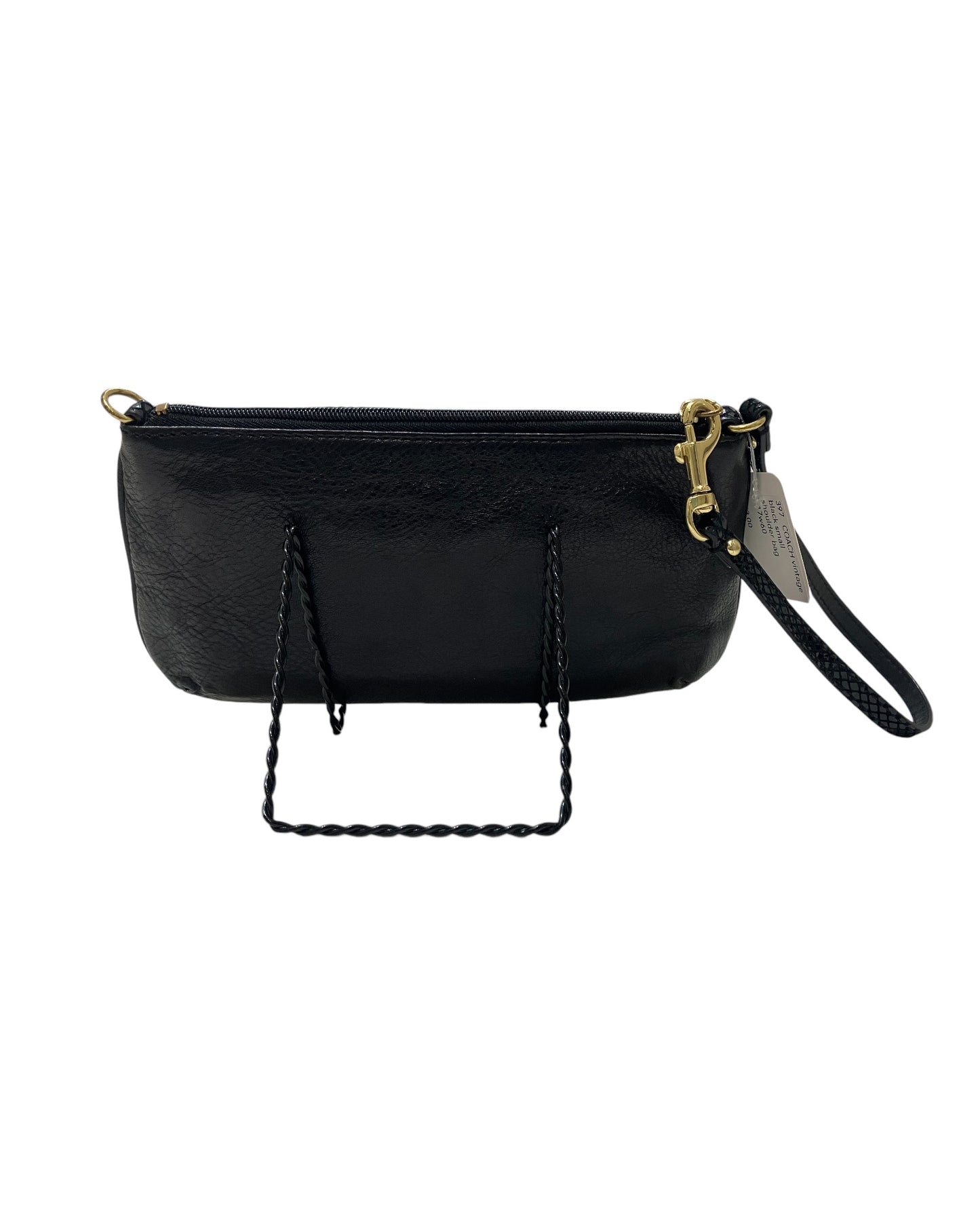 Vintage Coach Small Black Shoulder Bag