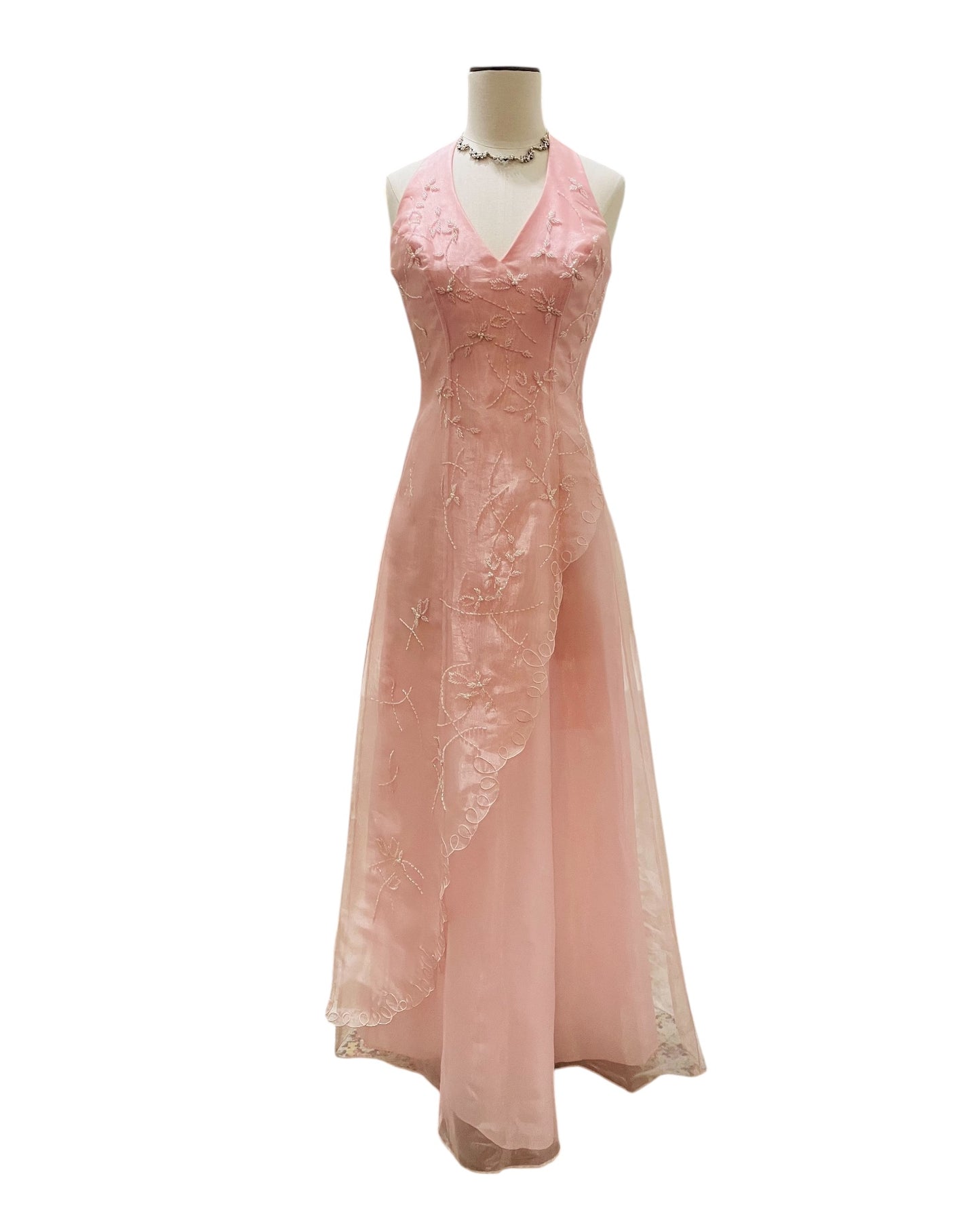Vintage 1990s “Morgan and Co.” Pink Prom Dress