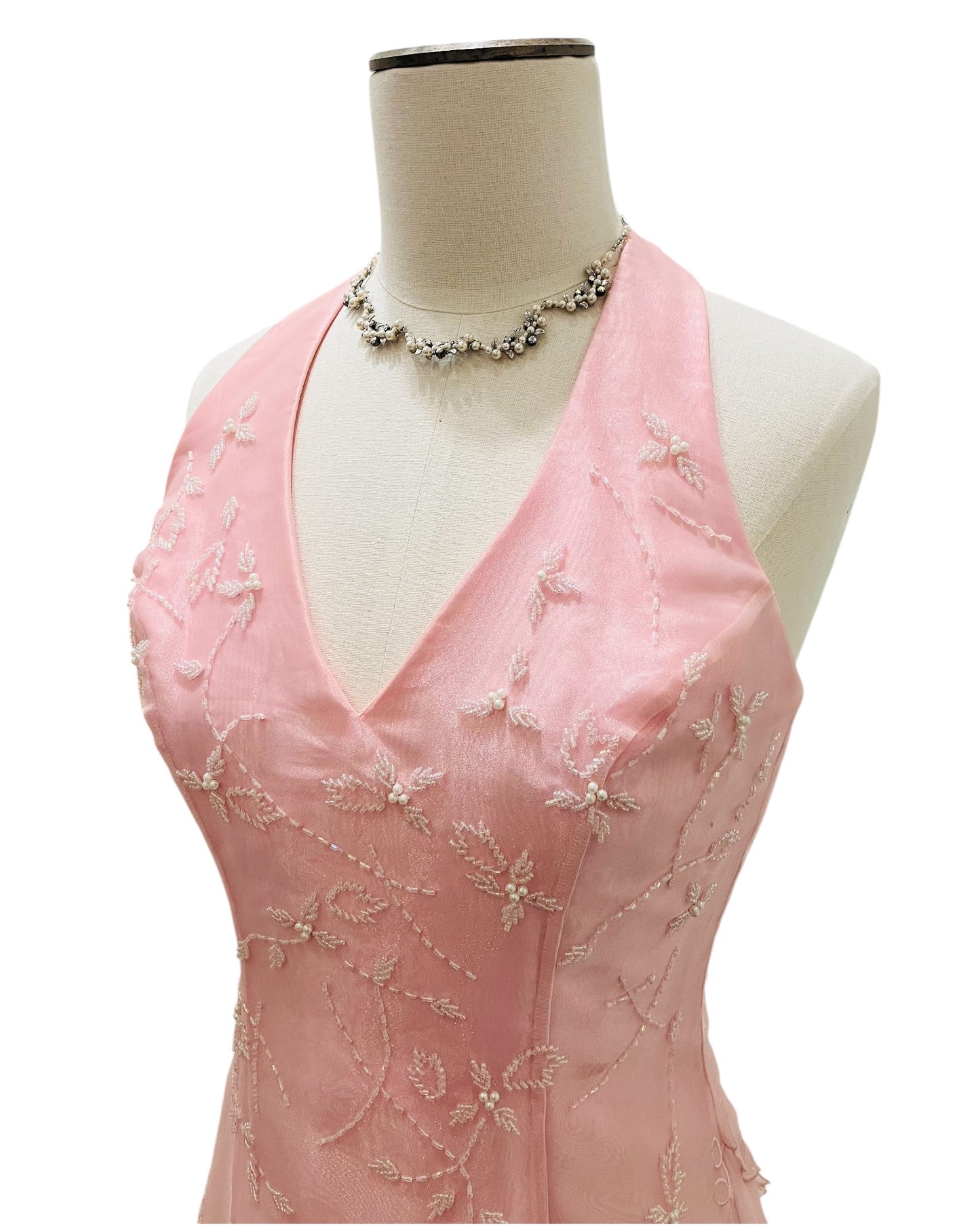 Vintage 1990s “Morgan and Co.” Pink Prom Dress