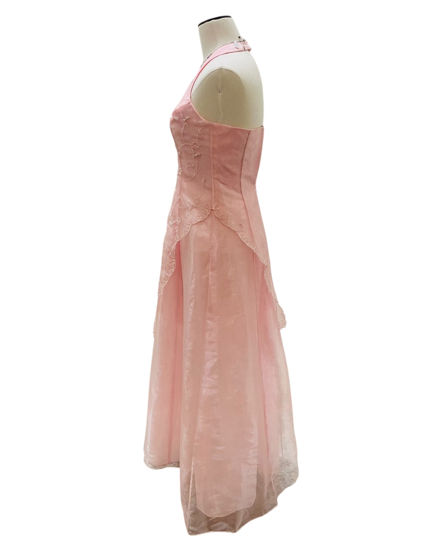 Vintage 1990s “Morgan and Co.” Pink Prom Dress